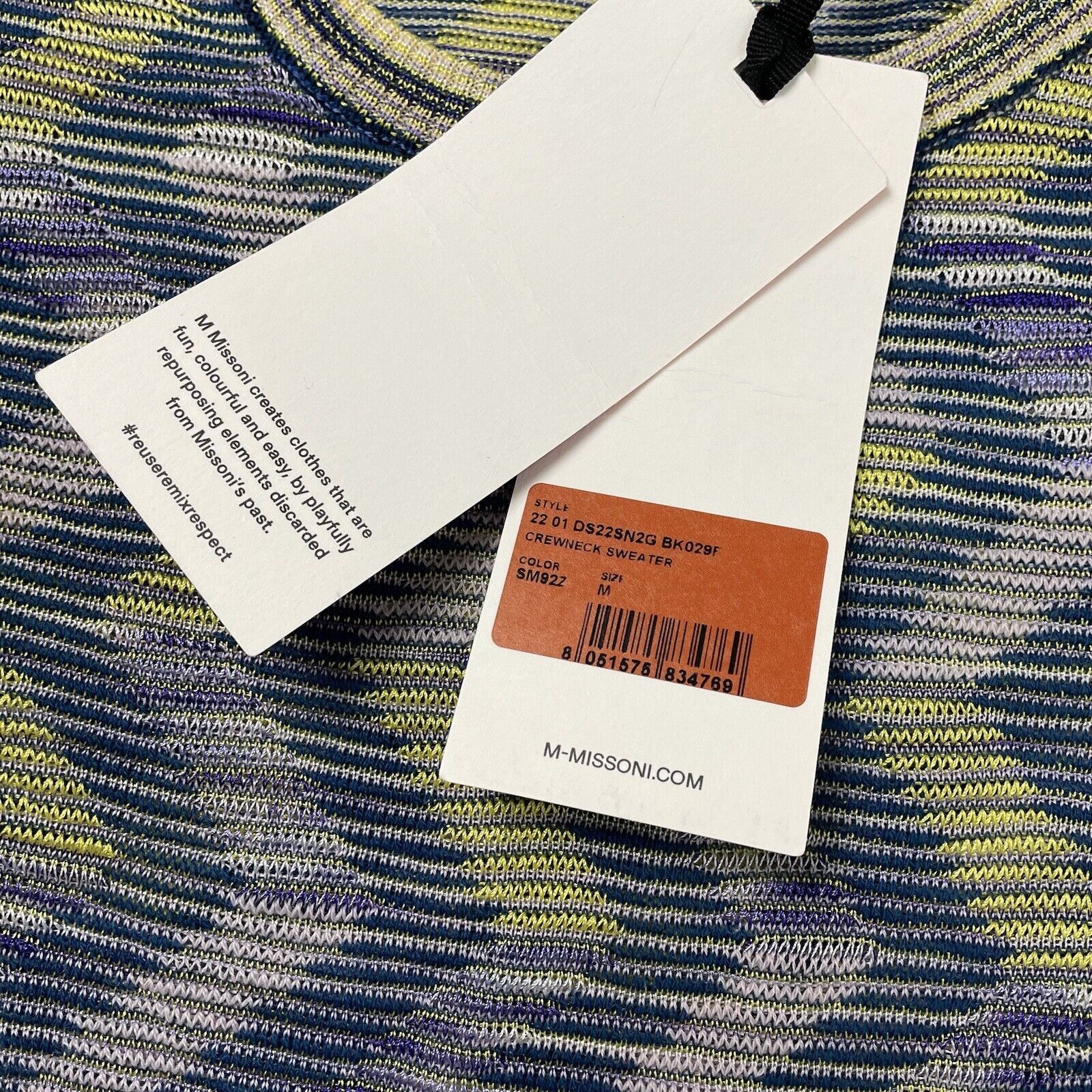 Missoni M Missoni Crochet Knit Jumper Women’s BNWT RRP £430 Size M / US 6-8 / IT 42-44 - 10 Thumbnail