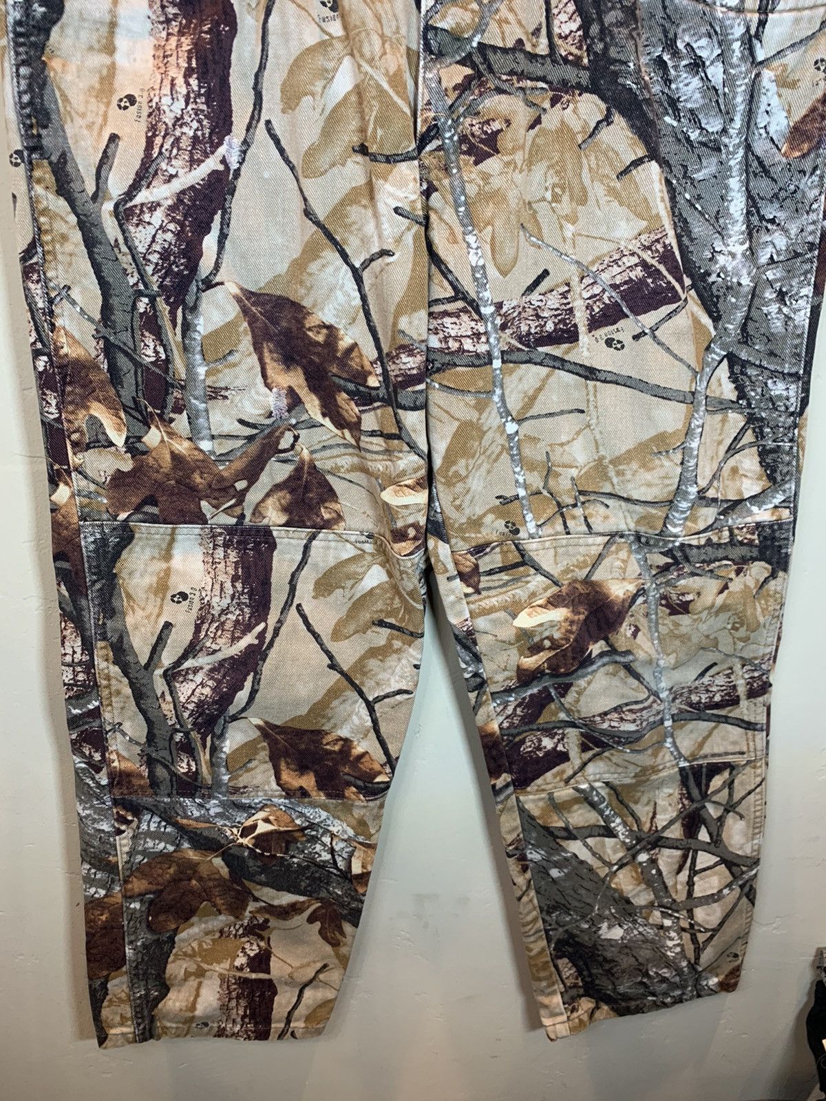Vintage × Wrangler RARE Vintage Wrangler Camo Double Knee Jeans Camoflage Pants Size US 33 - 3 Thumbnail