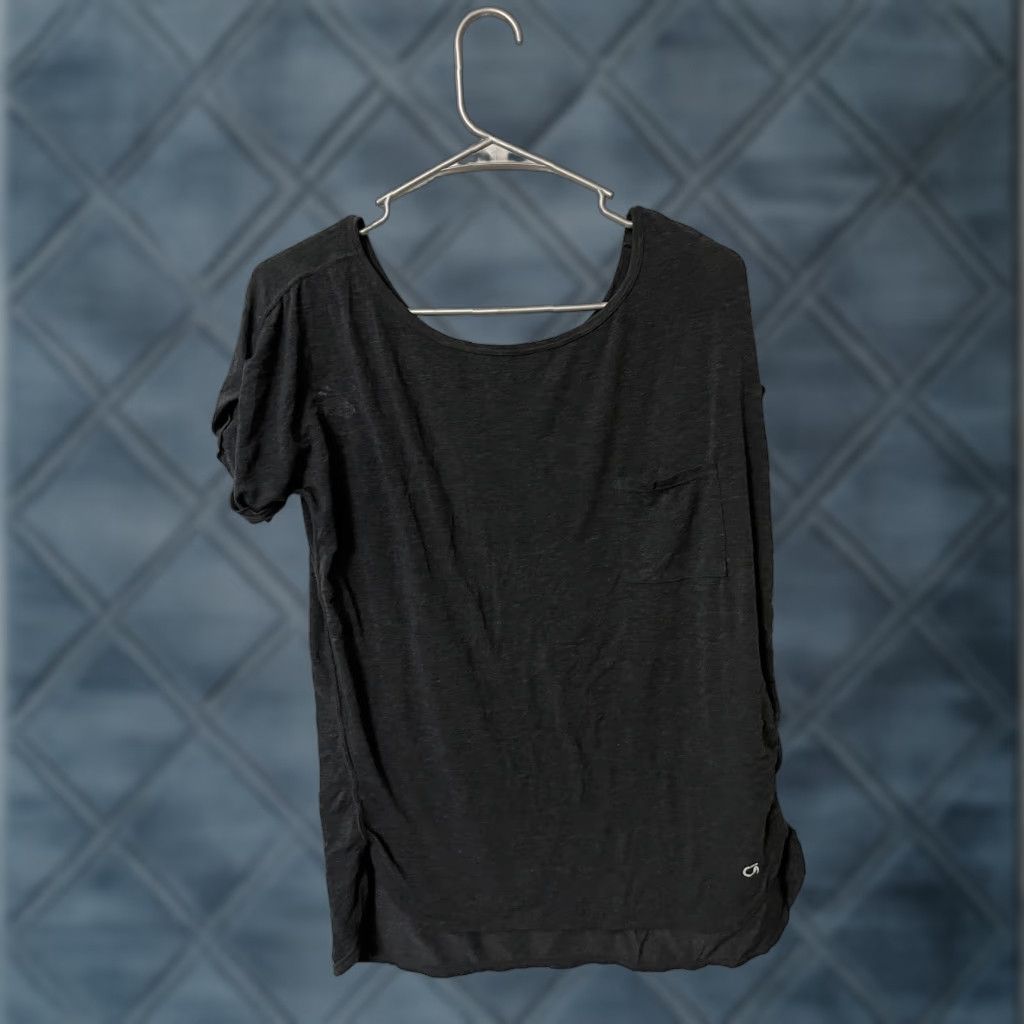 Vintage GapFit T-Shirt Woman XS Dark Gray Round Neck Solid Short Sleeve, Women, XS, Gray, GapFit, T-Shirt, Round Neck, Short Sleeve, Solid, Dark Gray Size XS / US 0-2 / IT 36-38 - 1 Thumbnail