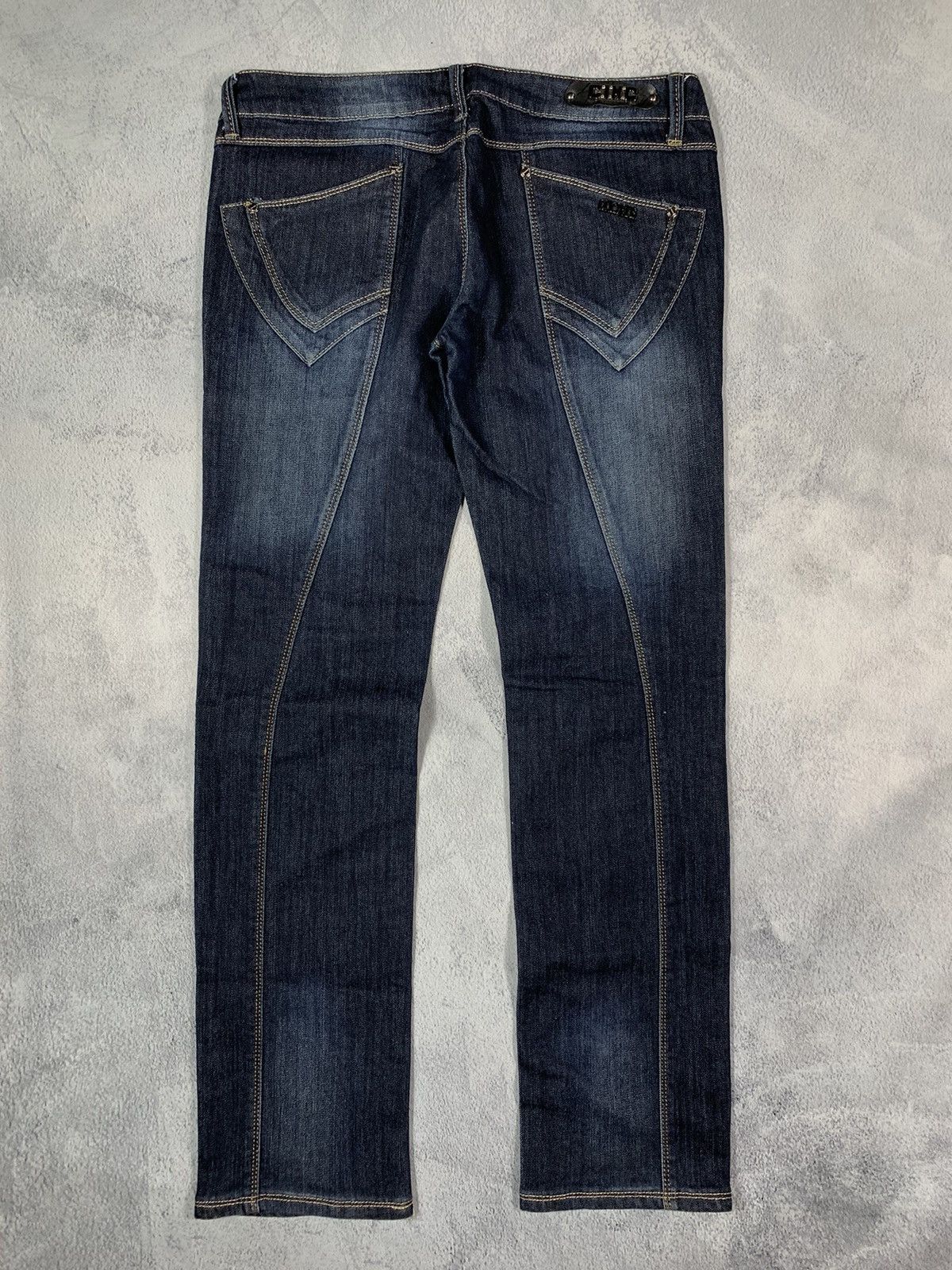 Vintage Vintage Y2K Japanese low rise denim jeans streetwear style Size 34" / US 12 / IT 48 - 5 Thumbnail