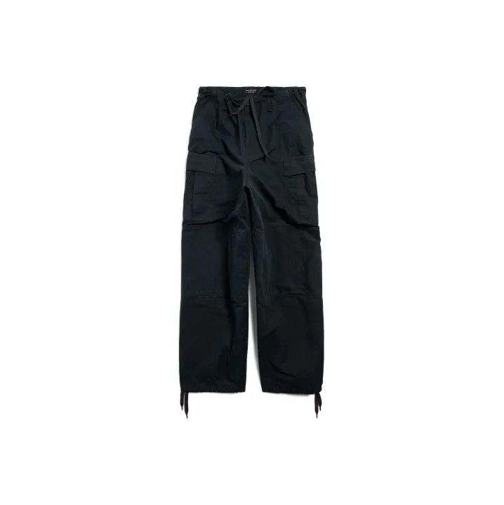 Balenciaga Balenciaga SS25 Black Cargo Pants for Men Size US 27 - 1 Thumbnail