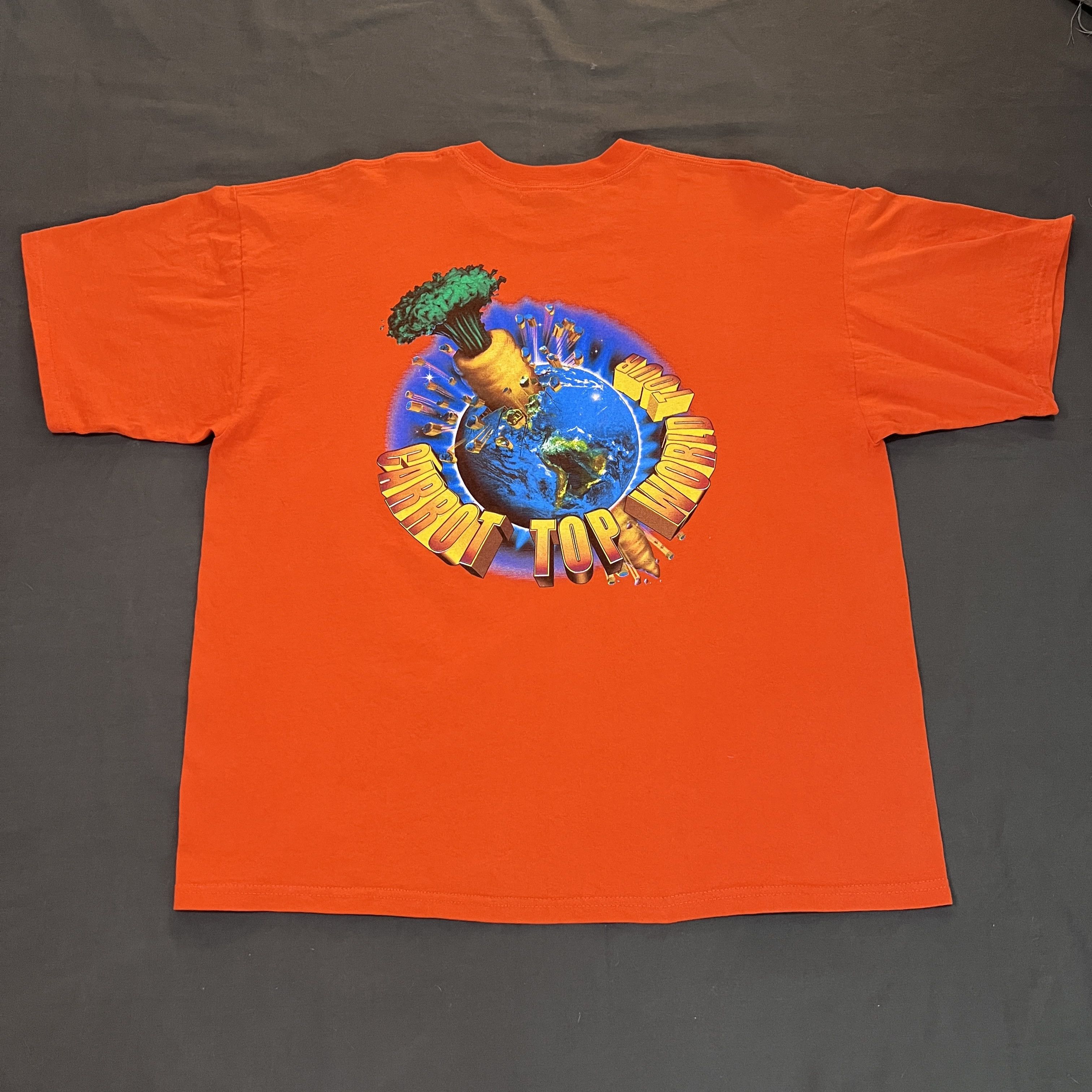 Vintage Vintage Y2K carrot top world tour Promo Tee 2XL Size US XXL / EU 58 / 5 - 2 Thumbnail