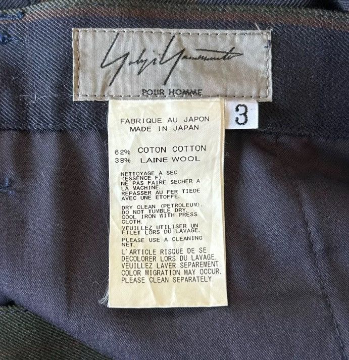 Yohji Yamamoto Yohji Yamamoto 12 aw pants 2412-Nextarrow Size US 30 / EU 46 - 4 Thumbnail
