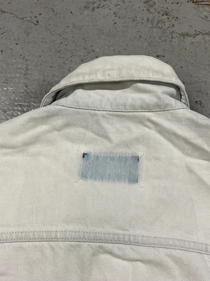 Maison Margiela SS2020 Maison Margiela Stonewashed White Denim Jacket Size US M / EU 48-50 / 2 - 9 Thumbnail