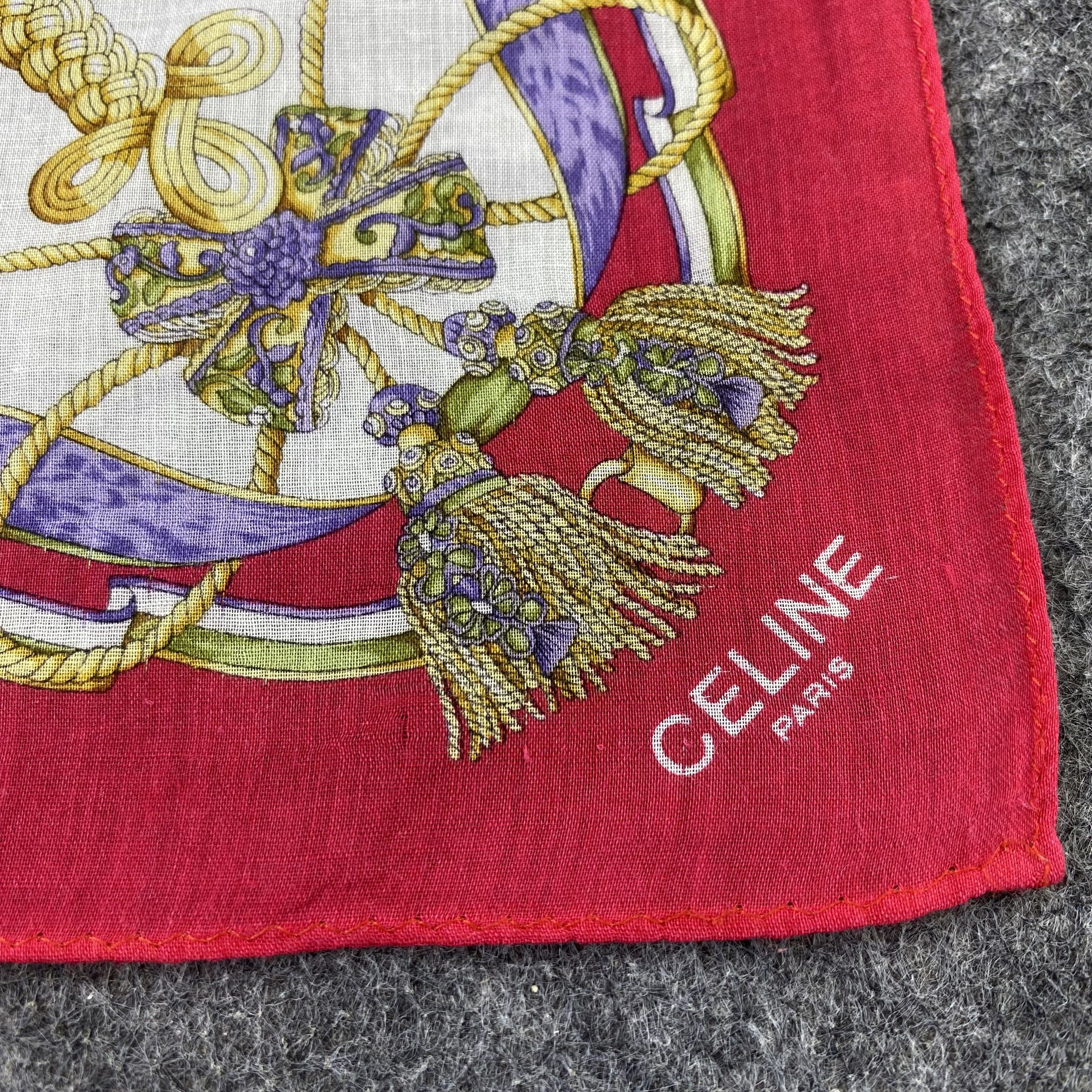 Celine Celine Handkerchief Neckerchief Bandana-B1662 Size ONE SIZE - 7 Thumbnail