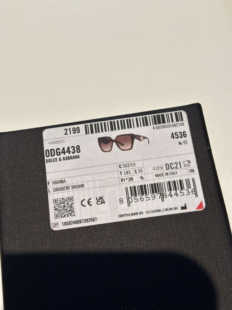 Dolce & Gabbana Dolce & Gabbana ODG4438 Sunglasses Size ONE SIZE - 8 Thumbnail