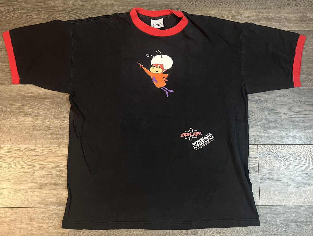 image of Vintage 90’S Atom Ant Cartoon Network Tee in Black, Men's (Size XL)