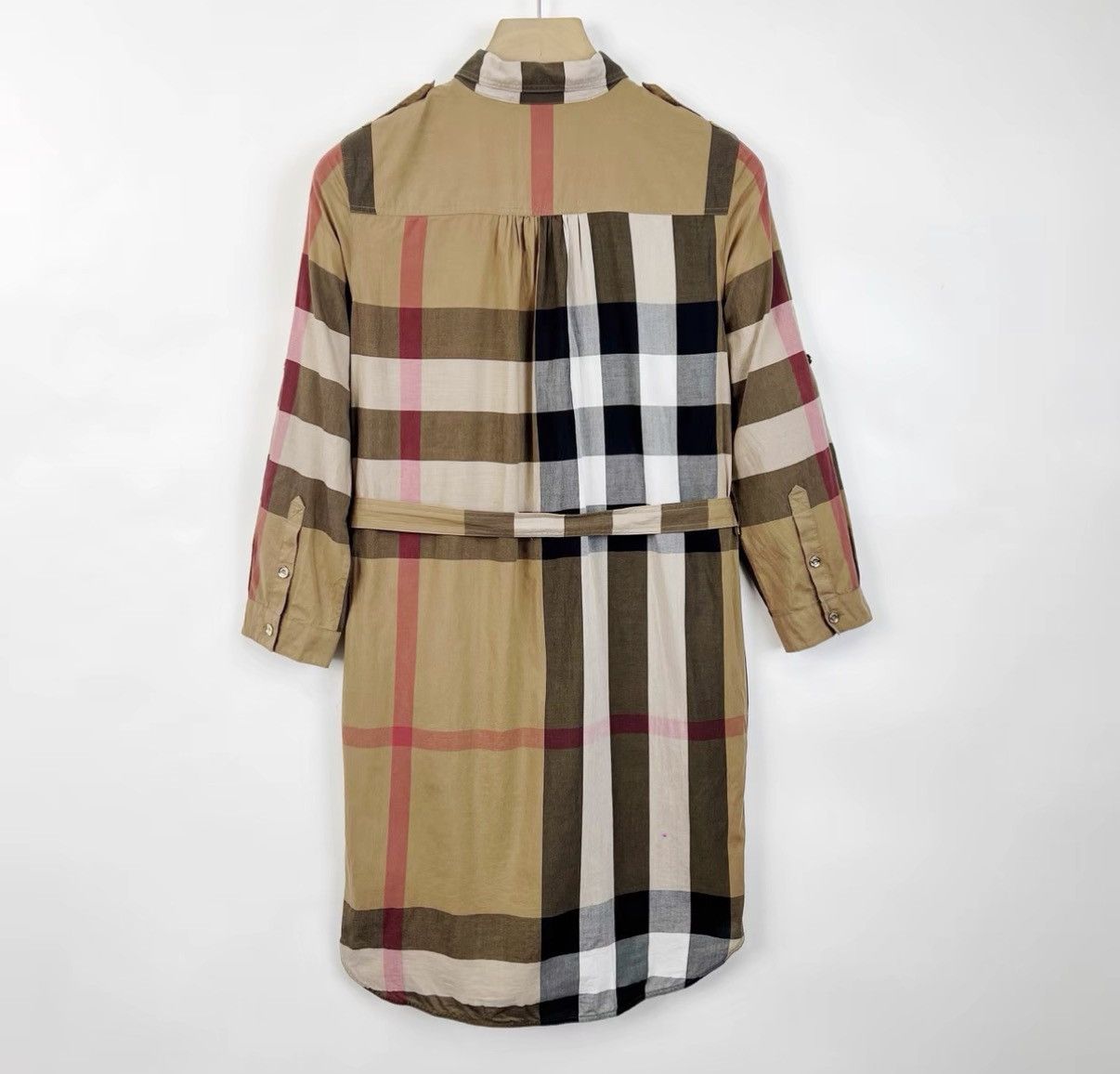 Burberry Burberry check shirt-style half-sleeve dress K12 Size XS / US 0-2 / IT 36-38 - 2 Thumbnail