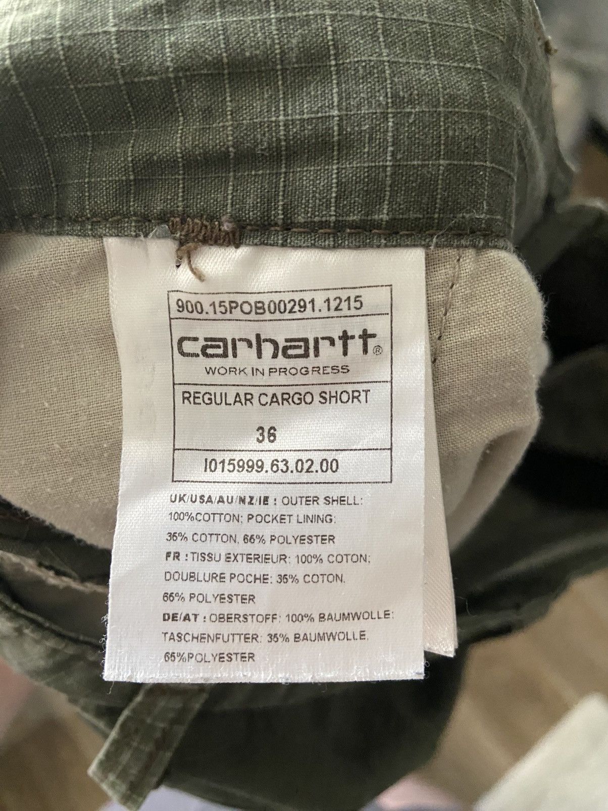 Carhartt Wip Carhartt wip regular cargo short shorts Size US 36 / EU 52 - 6 Thumbnail