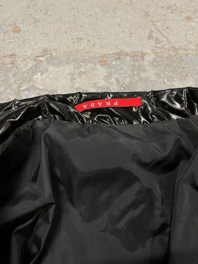 Prada SS2007 Prada Black Reflectible Puffer Jacket Size S / US 4 / IT 40 - 9 Thumbnail