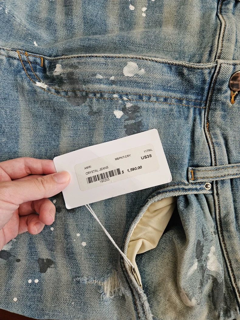 Amiri Amiri First-generation OG blue diamond jeans Size US 38 / EU 54 - 6 Thumbnail