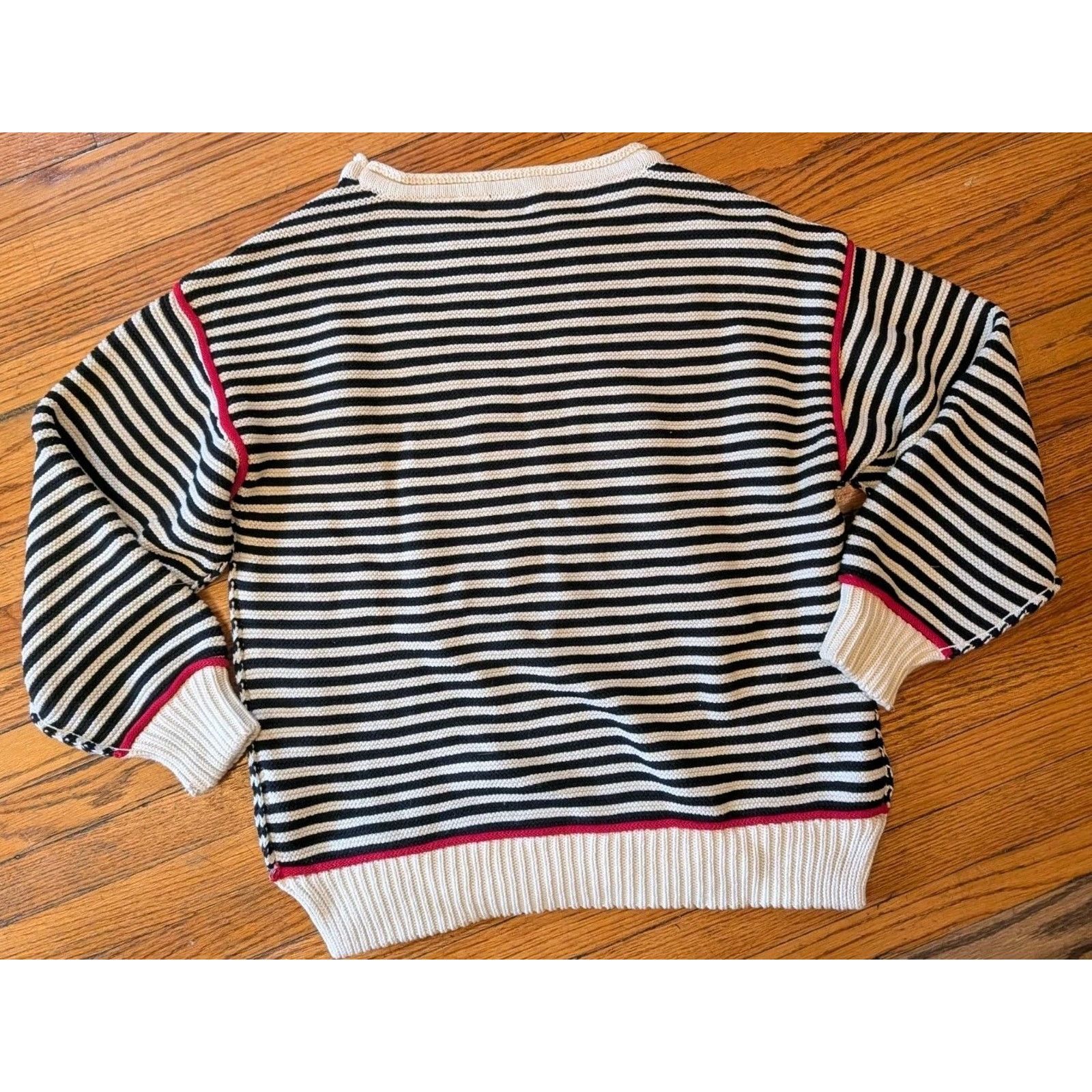 Free People We The Free Asher pullover Black Combo Med Long Sleeve Size M / US 6-8 / IT 42-44 - 3 Thumbnail