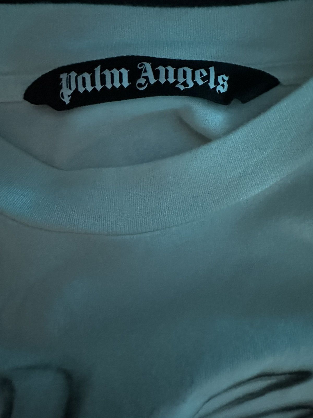 Palm Angels Palm Angels Foggy Logo-Print T-Shirt Size US L / EU 52-54 / 3 - 6 Thumbnail