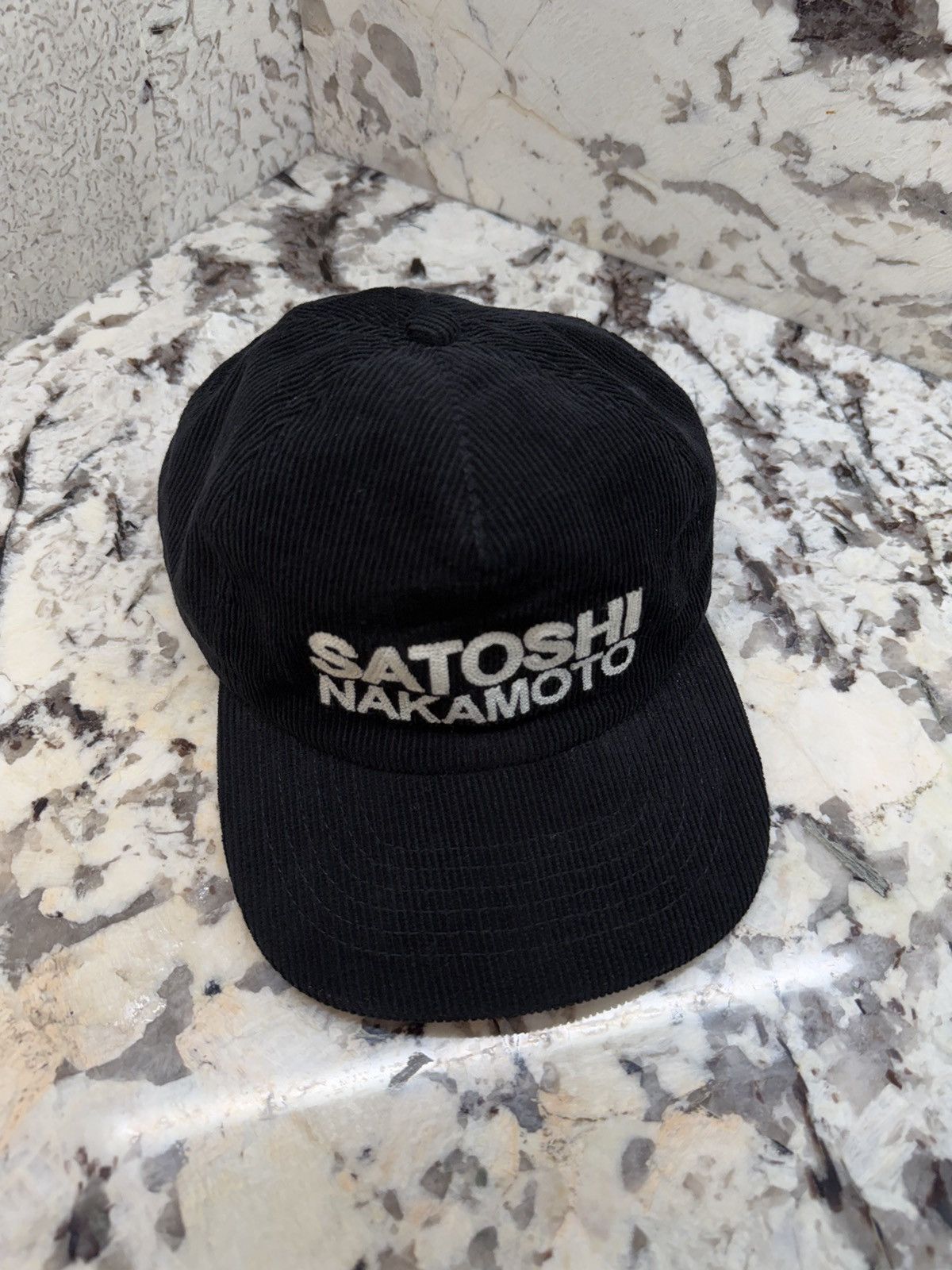 Satoshi Nakamoto Satoshi Nakamoto Chainstitch Logo Hat Corduroy Size ONE SIZE - 2 Thumbnail