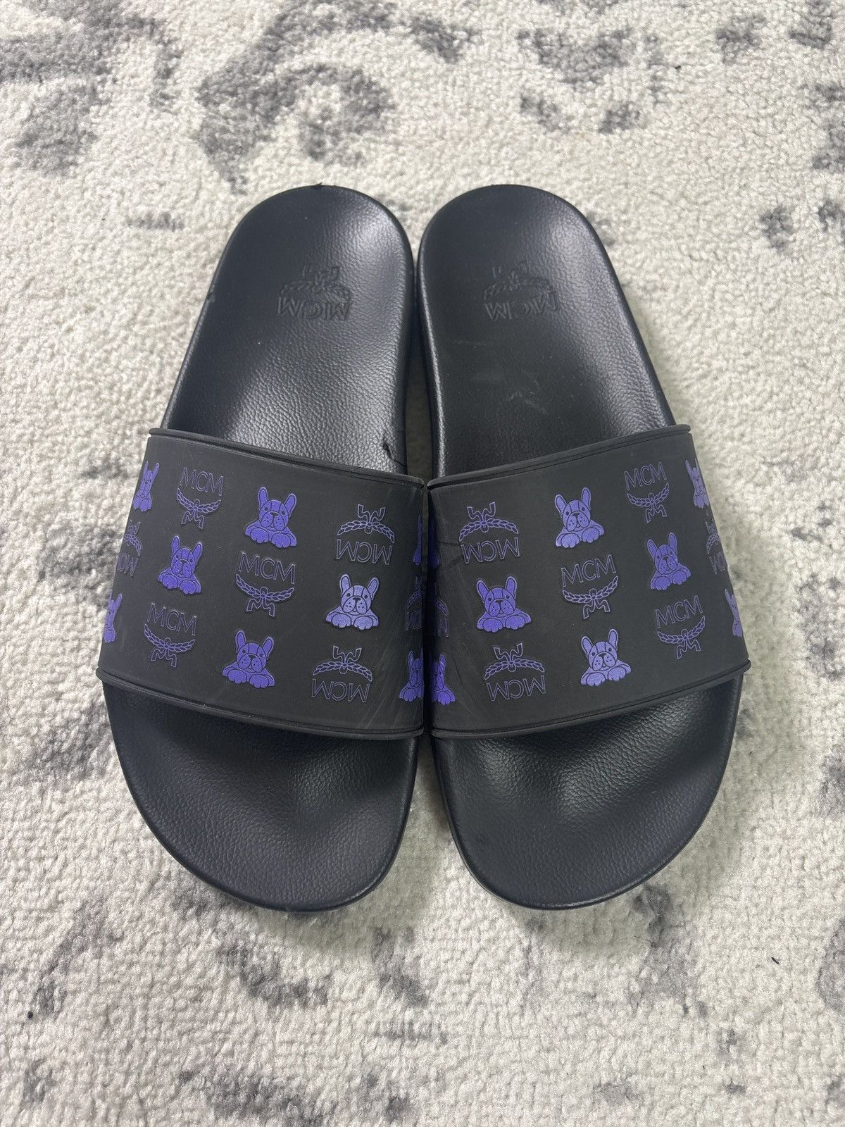 MCM MCM PURPLE DOG SLIDES Size US 8.5 / EU 41-42 - 1 Thumbnail