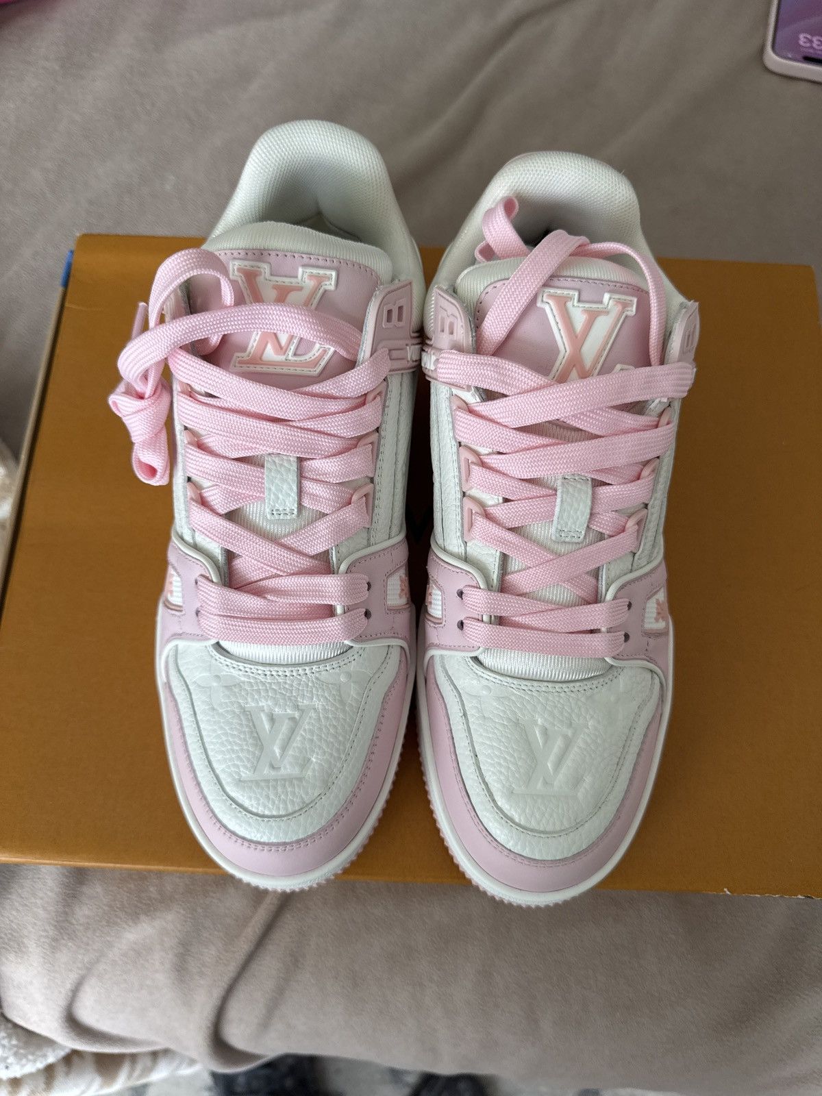 Louis Vuitton Louis Vuitton Women’s Trainers Pink Size US 8 / EU 41 - 3 Thumbnail