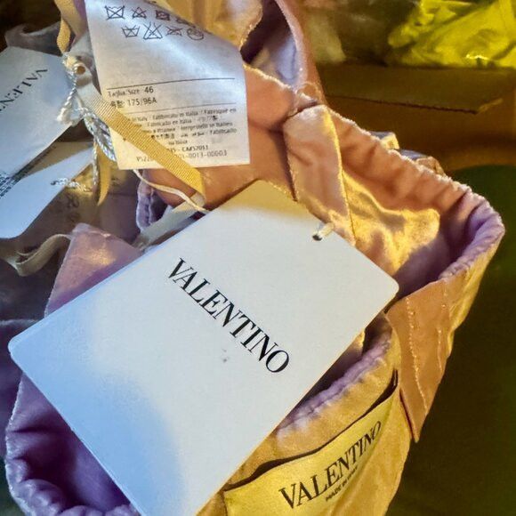 Valentino Valentino Velvet Halter Crop Top In Water Lilac Size L / US 10 / IT 46 - 4 Thumbnail