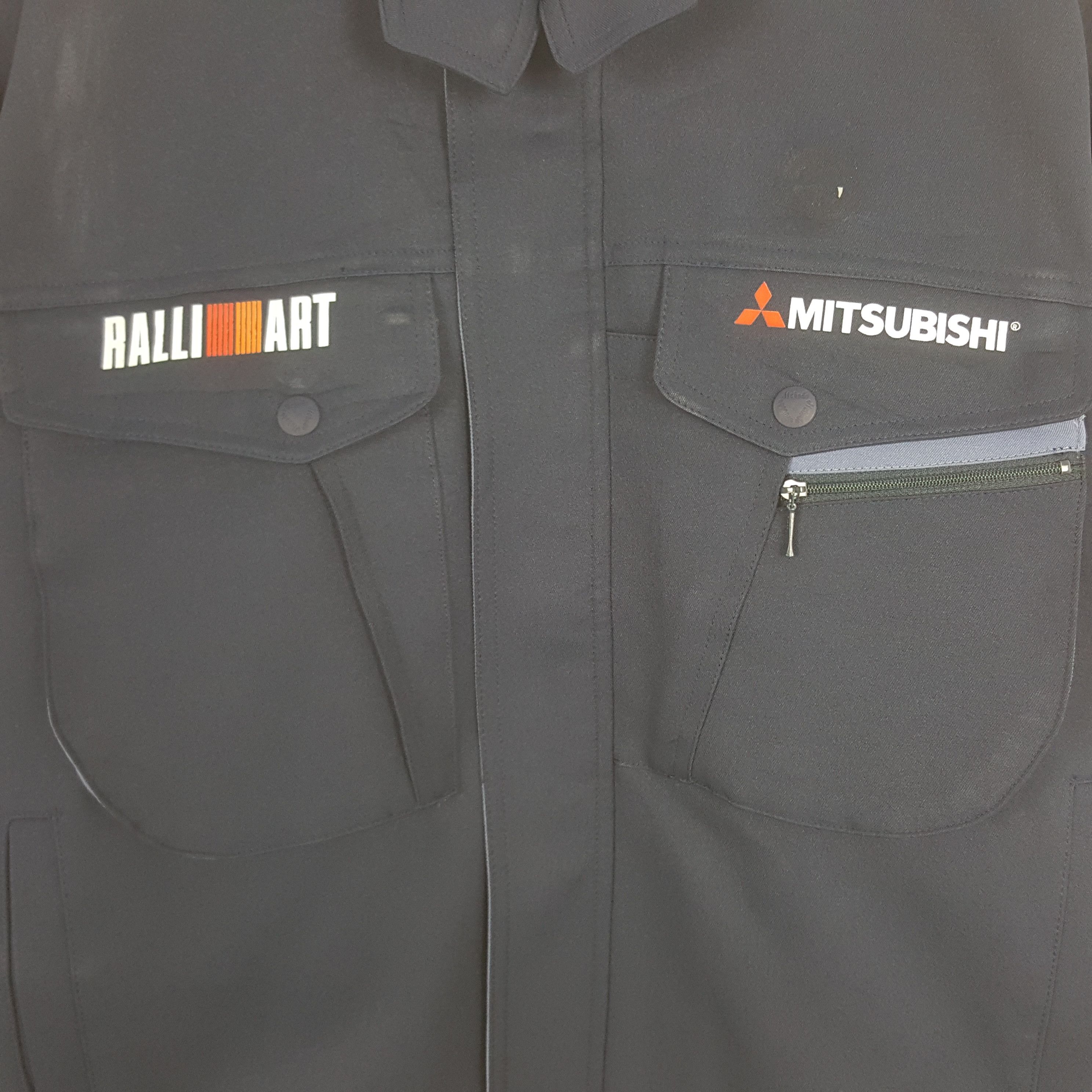 Japanese Brand × Vintage Vintage Mitsubishi Ralli Art Custom Worker Japan Jacket Size US S / EU 44-46 / 1 - 4 Thumbnail