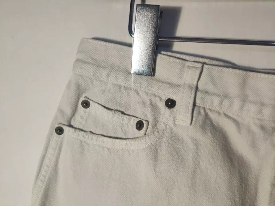 Saint Laurent Paris o1bcso1str0924 Baggy Shorts in White Size US 32 / EU 48 - 3 Thumbnail