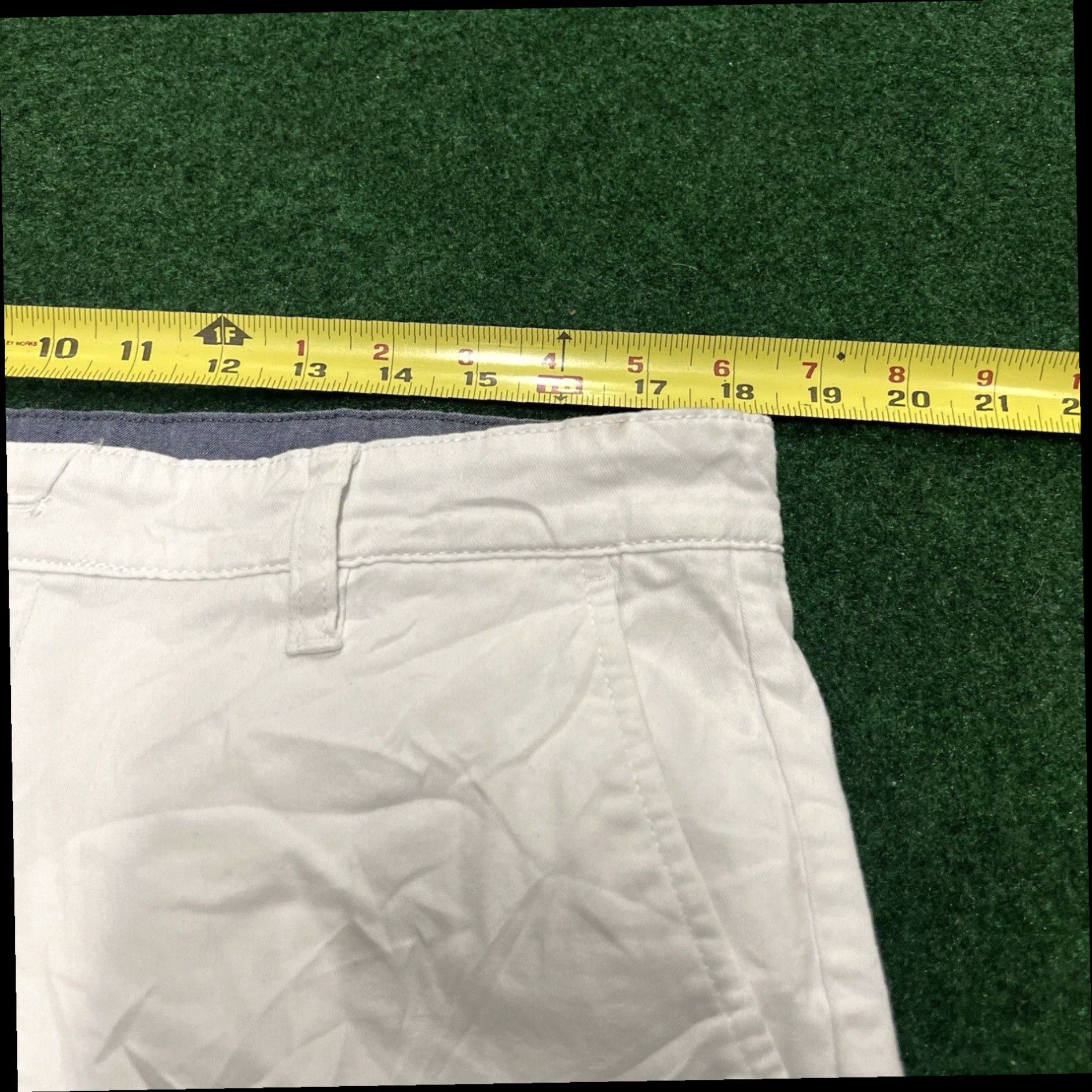 Nautica Nautica Men's The Deck Short Classic Fit Chino Shorts White Size W35 Size US 35 - 5 Thumbnail
