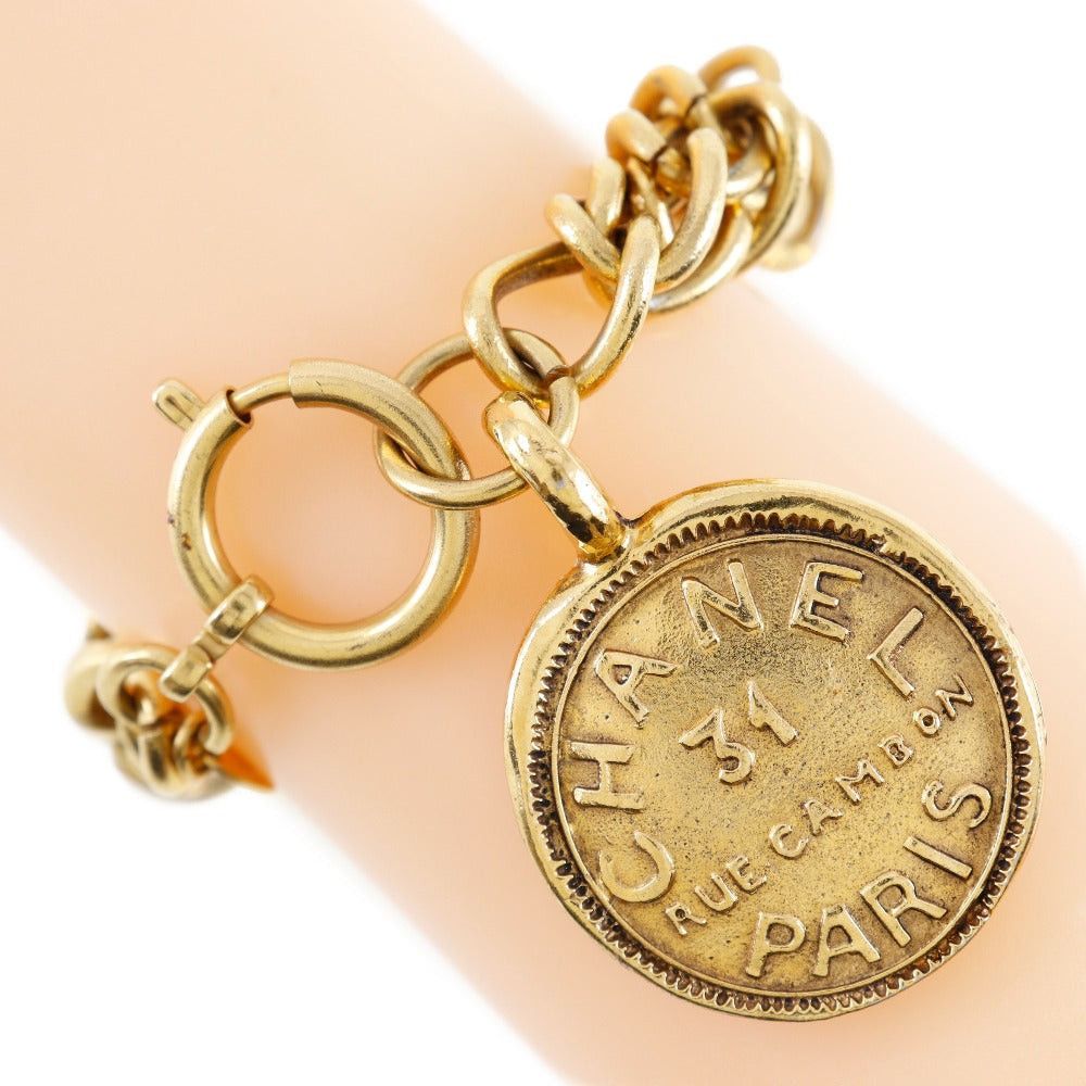 image of Chanel Cambon Bracelet in Gold, Women's