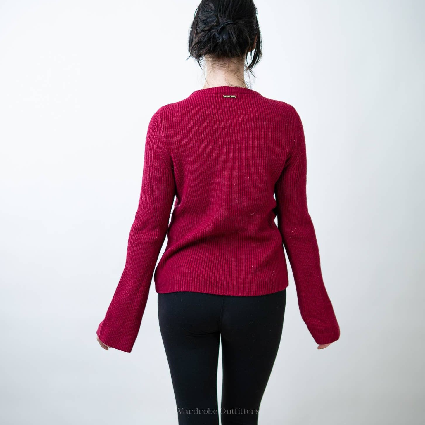 Michael Kors Michael Michael Kors Ribbed Crewneck Red Sweater - M Size M / US 6-8 / IT 42-44 - 3 Thumbnail