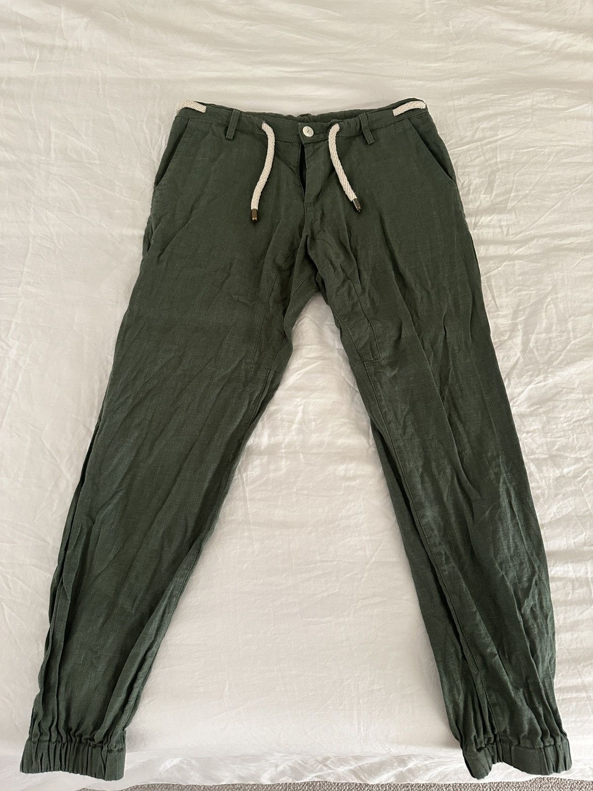 Vintage VKTRBLAK linen jogger, Sz. 32 Size US 32 / EU 48 - 1 Thumbnail