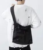 Japanese Brand Military utility ruched nylon messenger bag shoulder bag Size ONE SIZE - 3 Thumbnail