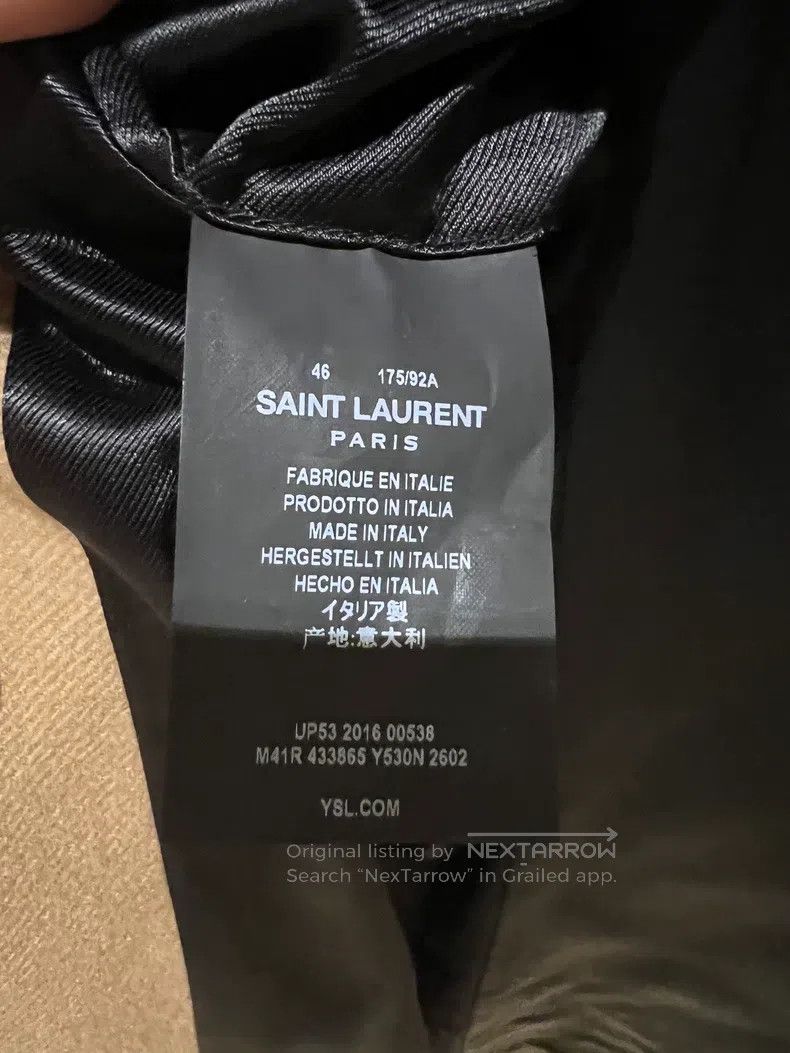 Saint Laurent Paris Saint Laurent Paris Coat Size US S / EU 44-46 / 1 - 4 Thumbnail