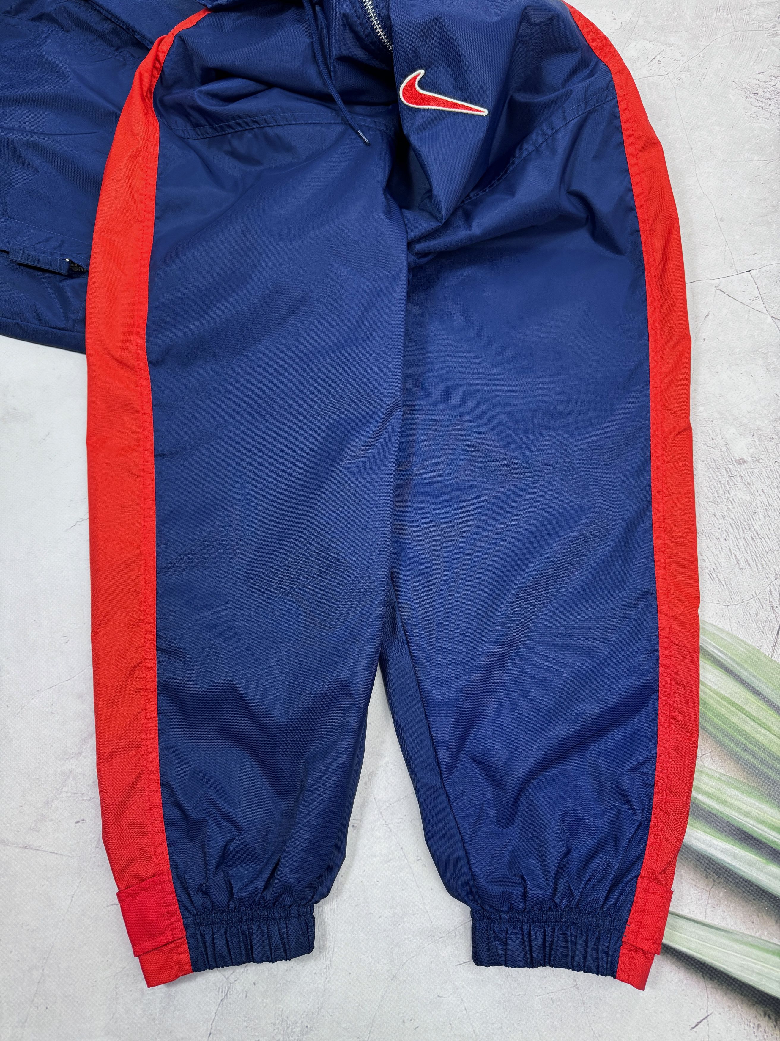 Nike × Vintage Y2K Nike Windbreaker Jacket Nylon Big Back Swoosh Logo Size US L / EU 52-54 / 3 - 12 Thumbnail
