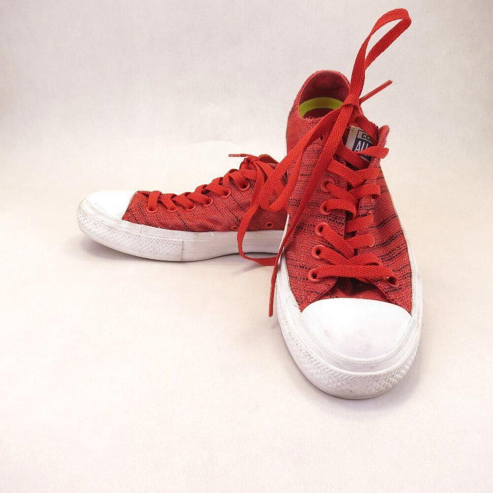 Converse Converse, Chucks CTAS II OX 151090C Red Black & White M9 W11 Size US 9 / EU 42 - 2 Thumbnail