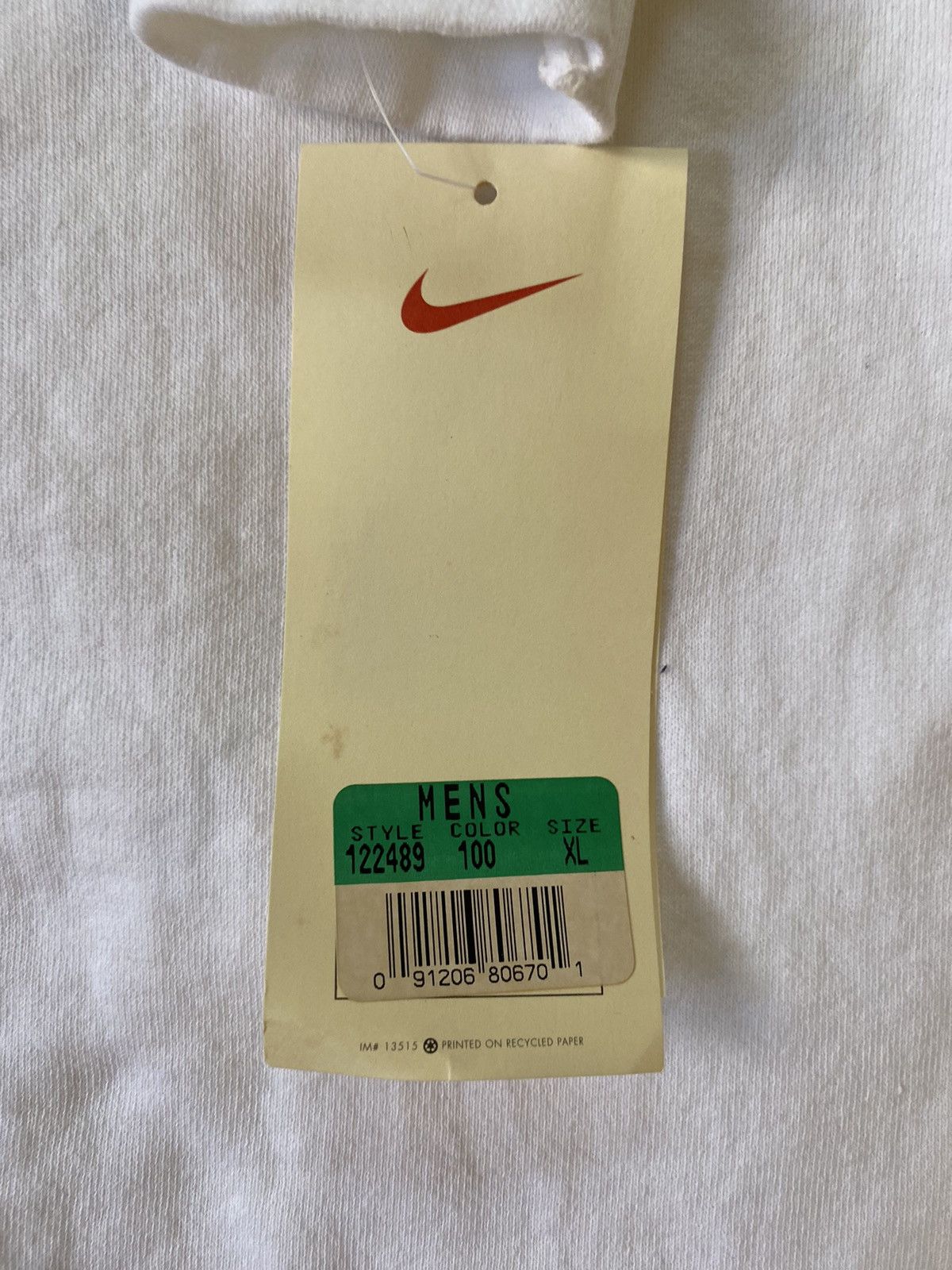 Nike × Vintage Rare Deadstock Vintage 90s Nike Forest Green Swoosh Hoodie Size US XL / EU 56 / 4 - 6 Thumbnail