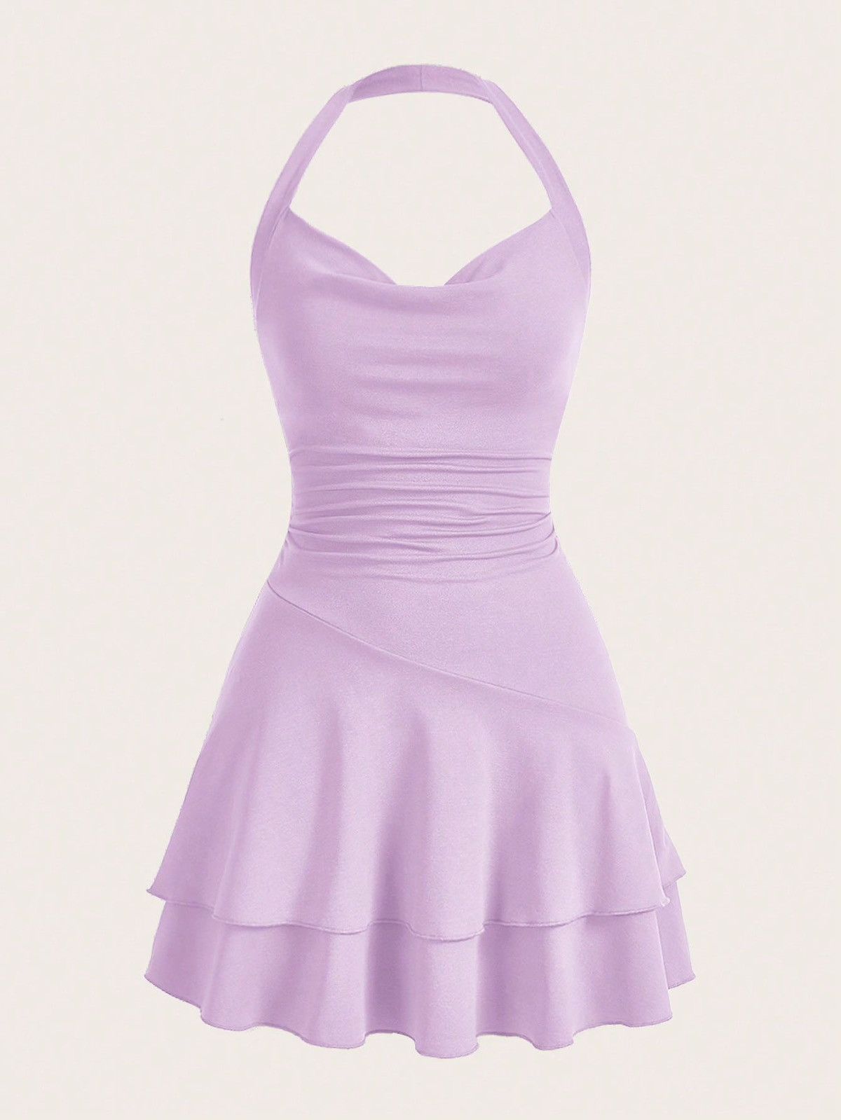 Vintage Purple halter dress Size M / US 6-8 / IT 42-44 - 1 Thumbnail