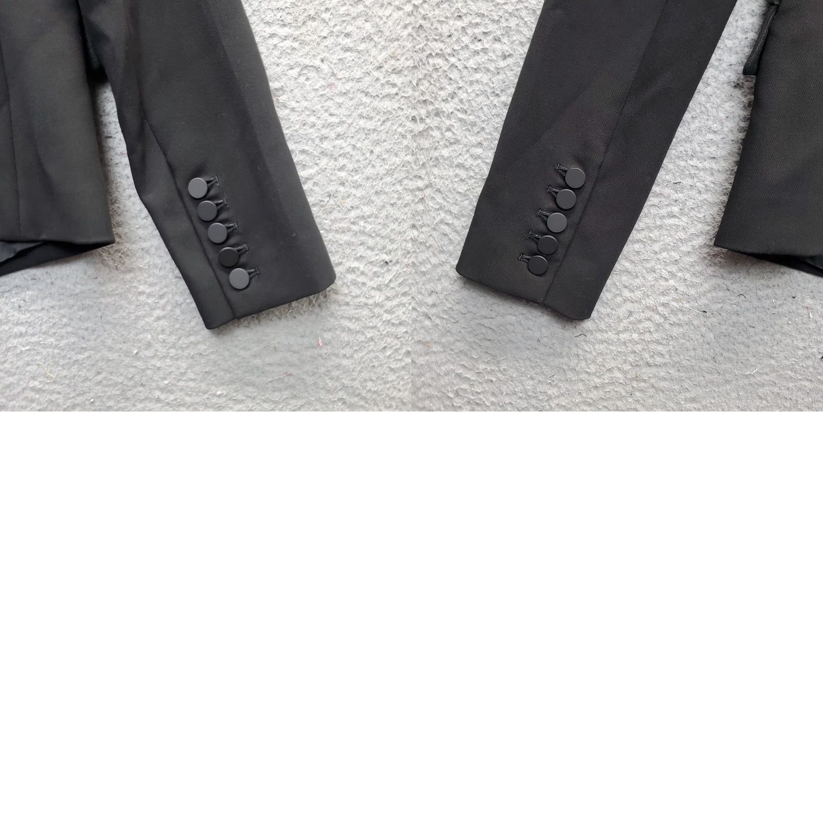 Banana Republic Banana Republic Jacket Womens 2 Black Blazer Stretch Peak Lapel Double Breasted Size XS / US 0-2 / IT 36-38 - 9 Thumbnail