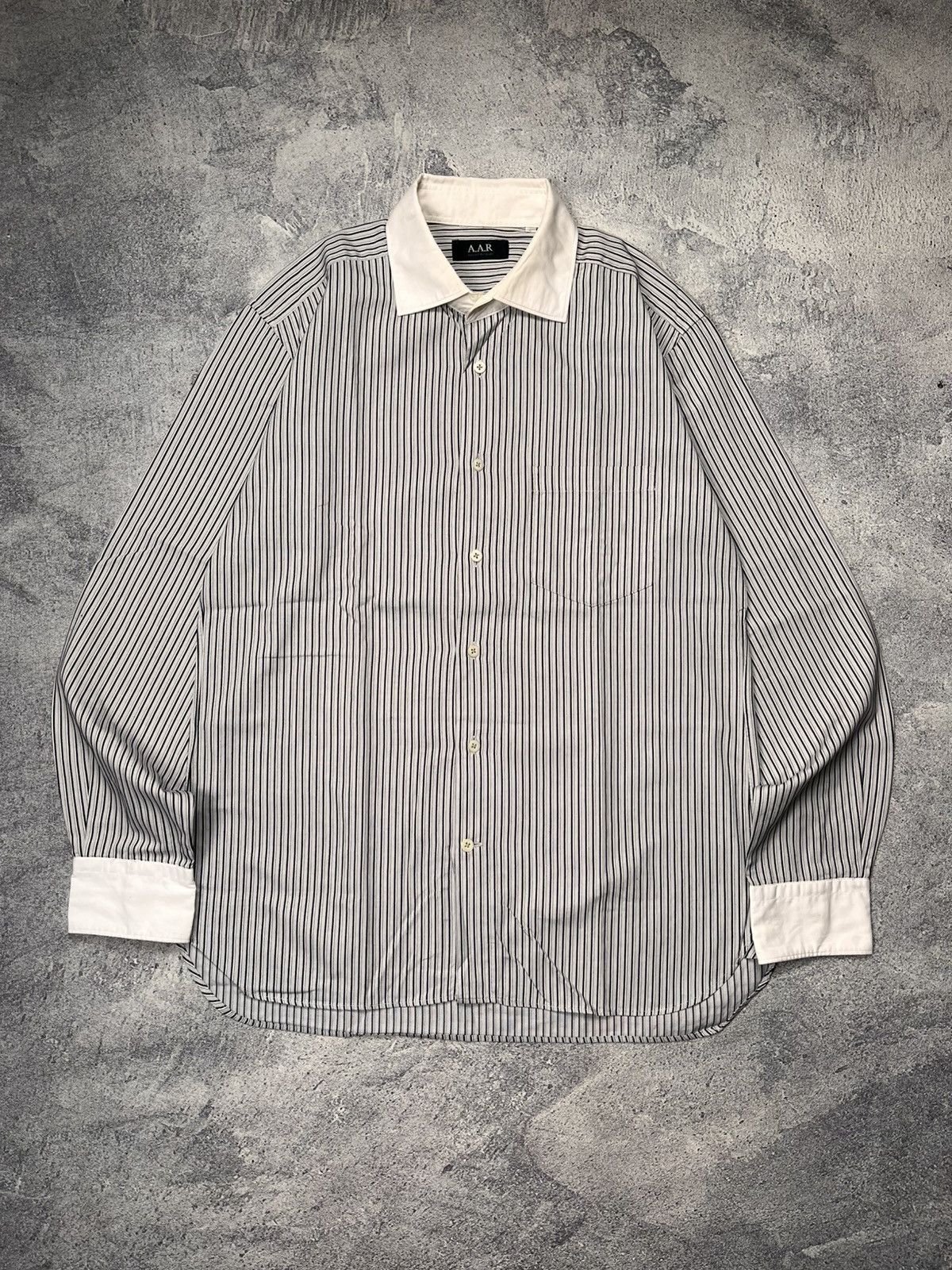 Yohji Yamamoto AAR By Yohji Yamamoto Button Up Stripe Size US L / EU 52-54 / 3 - 1 Thumbnail