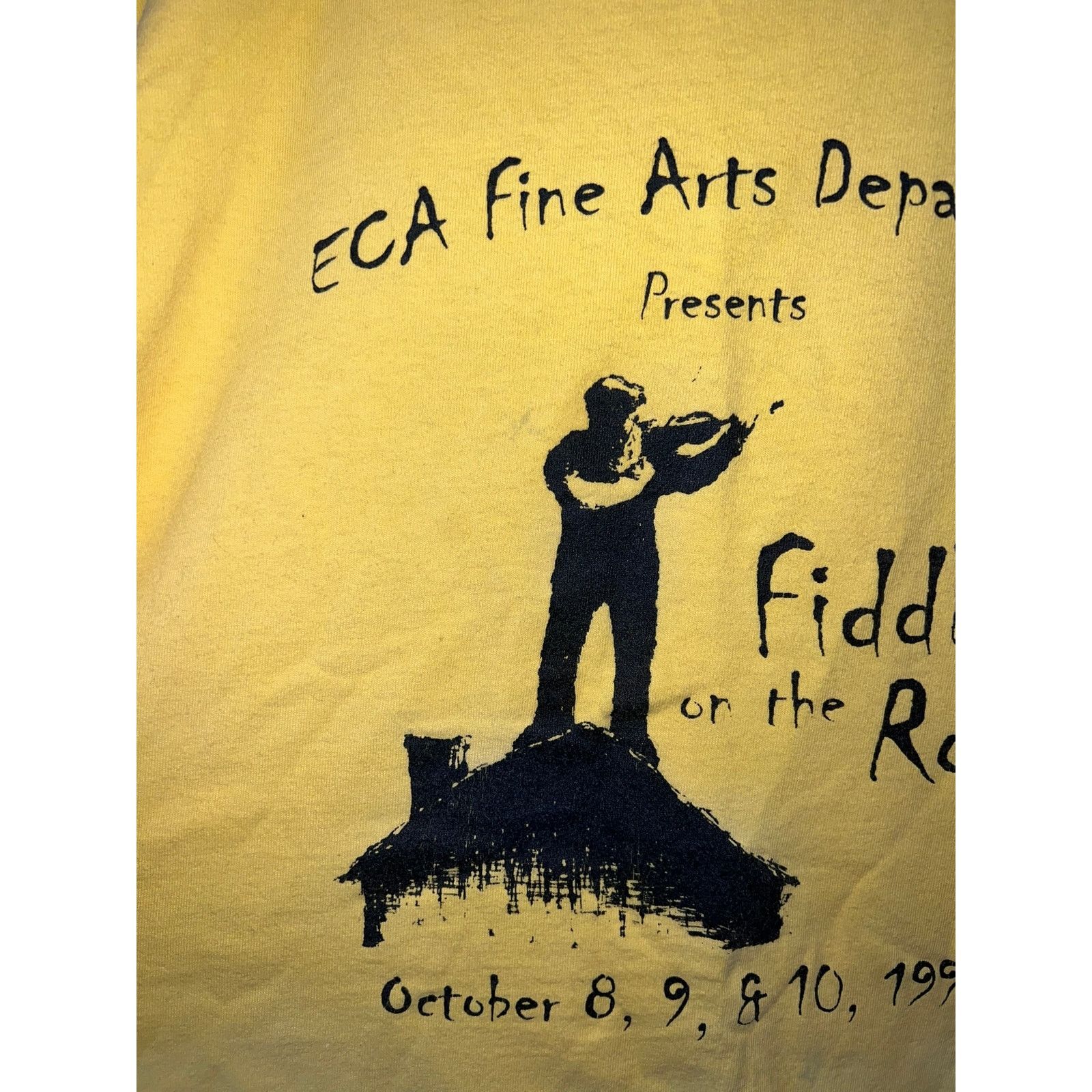 Gildan Vintage Fiddler On The Roof Shirt Fine Arts Tee VTG 90s XL Size US XL / EU 56 / 4 - 2 Thumbnail