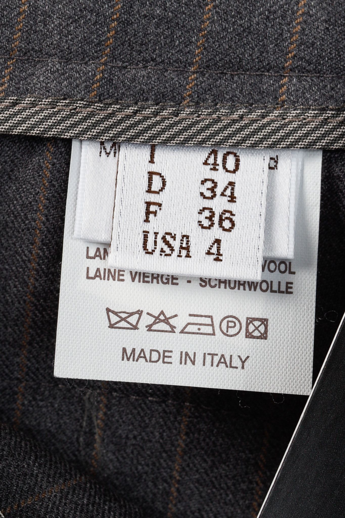 Brunello Cucinelli Brunello Cucinelli Pinstripe-Wool Straight-Leg Trousers Size 27" / US 4 / IT 40 - 10 Thumbnail