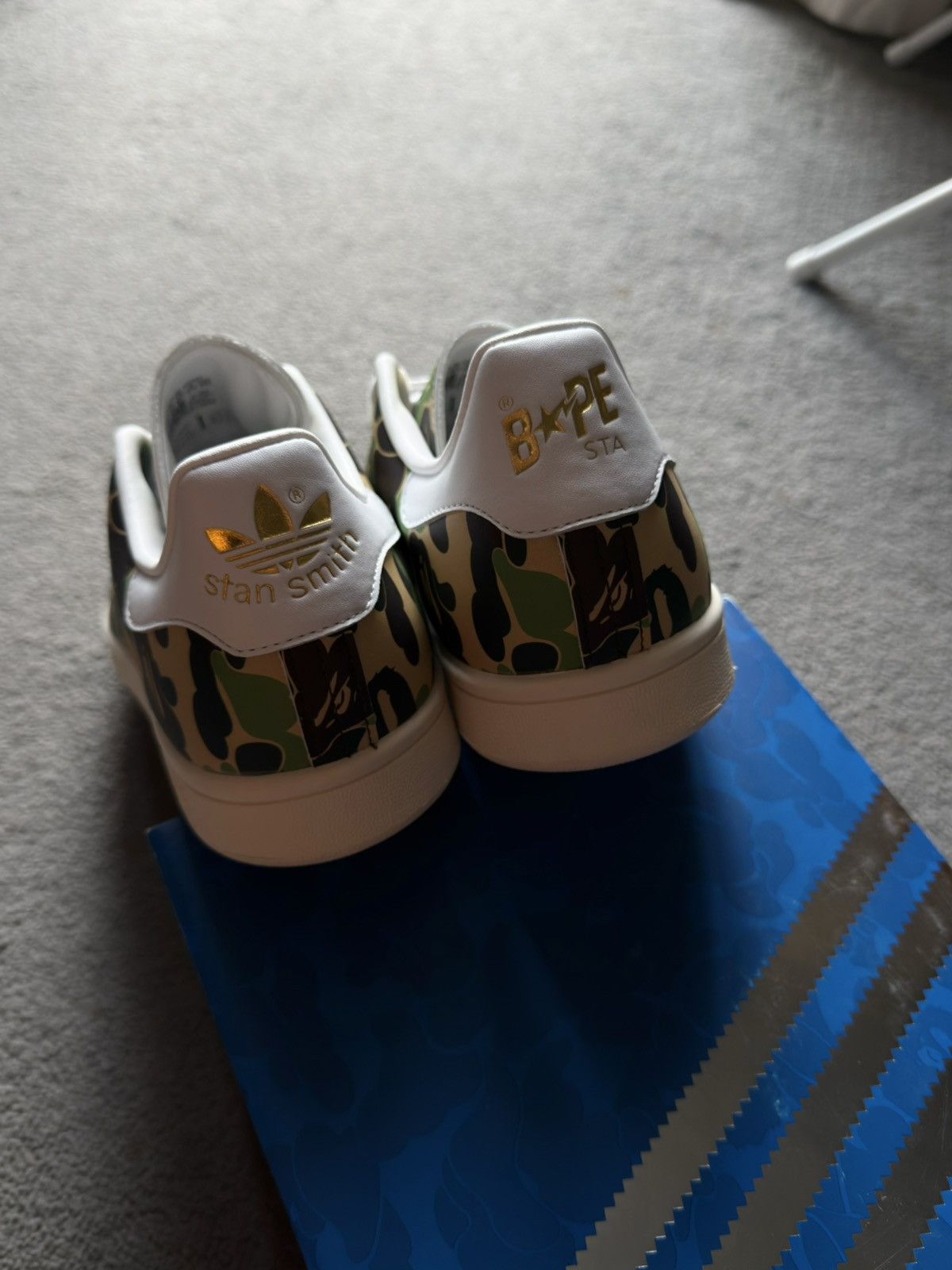 Adidas × Bape Adidas x Bape Stan Smith Camo Size US 9 / EU 42 - 5 Thumbnail