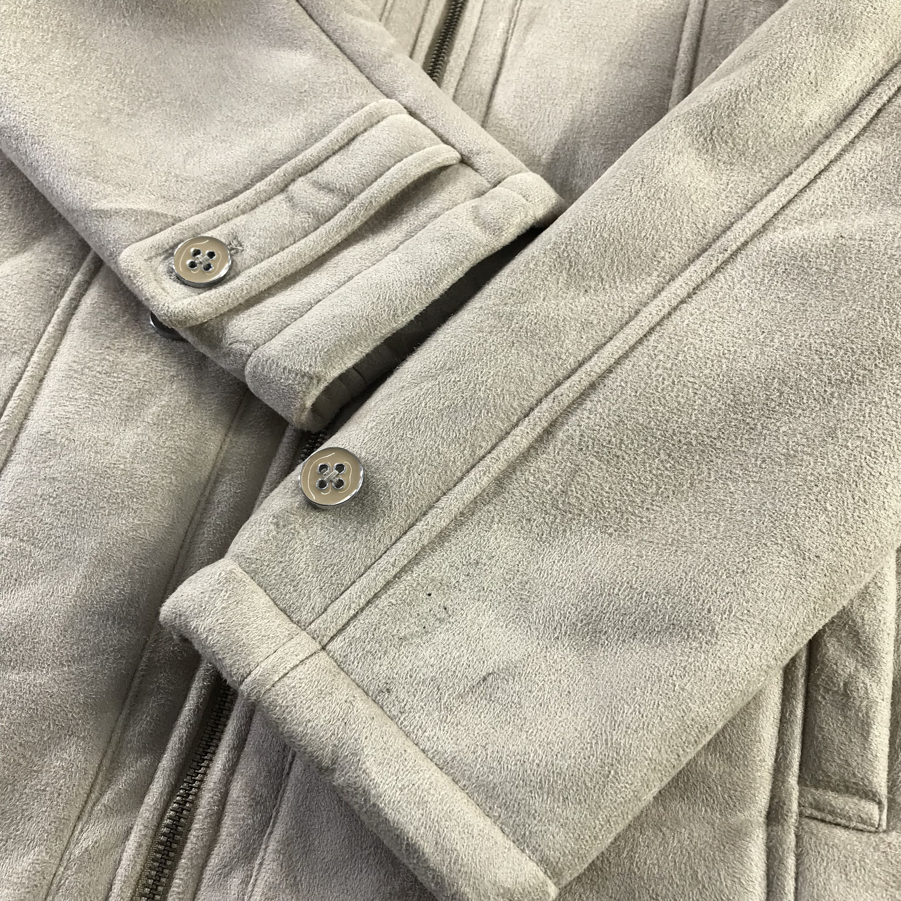 If Six Was Nine Journal Report Faux Suede Jacket Faux Fur Hooded Jacket Size US M / EU 48-50 / 2 - 4 Thumbnail