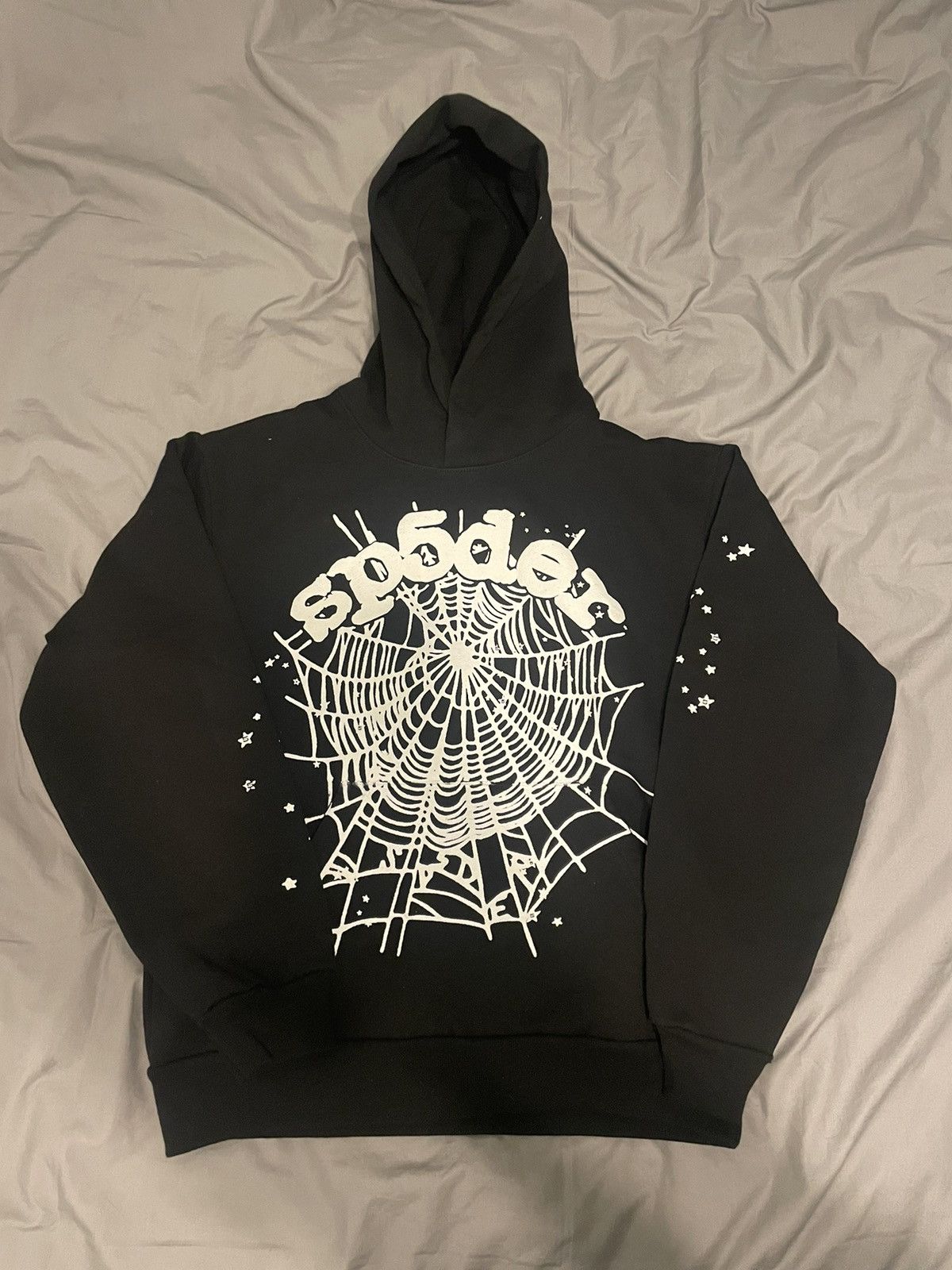 Sp5der Spider Worldwide og black web hoodie | Grailed