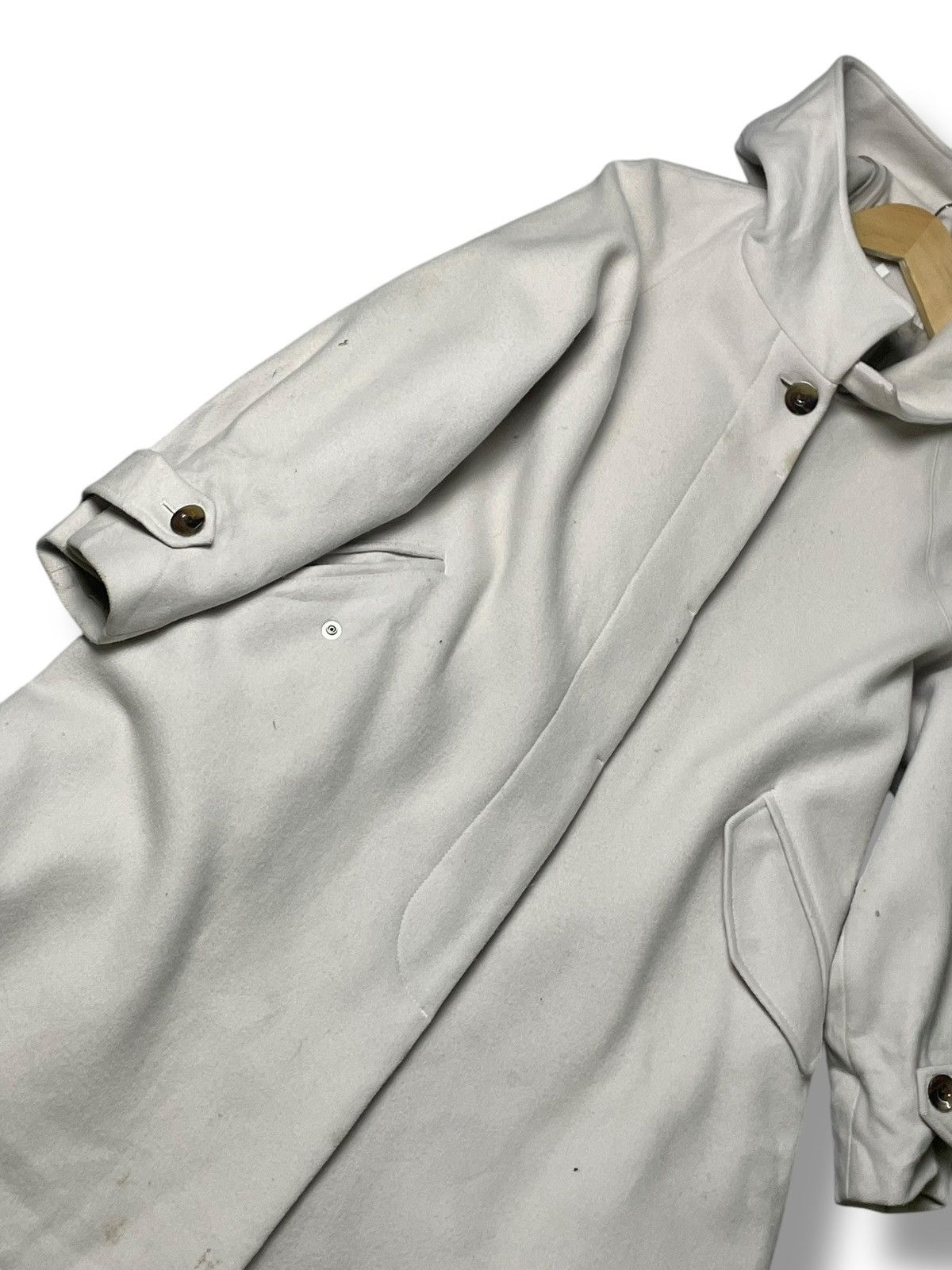 Japanese Brand × Vintage Framework Hamilton Lambswool Hooded Long Jacket(56) Size US M / EU 48-50 / 2 - 4 Thumbnail
