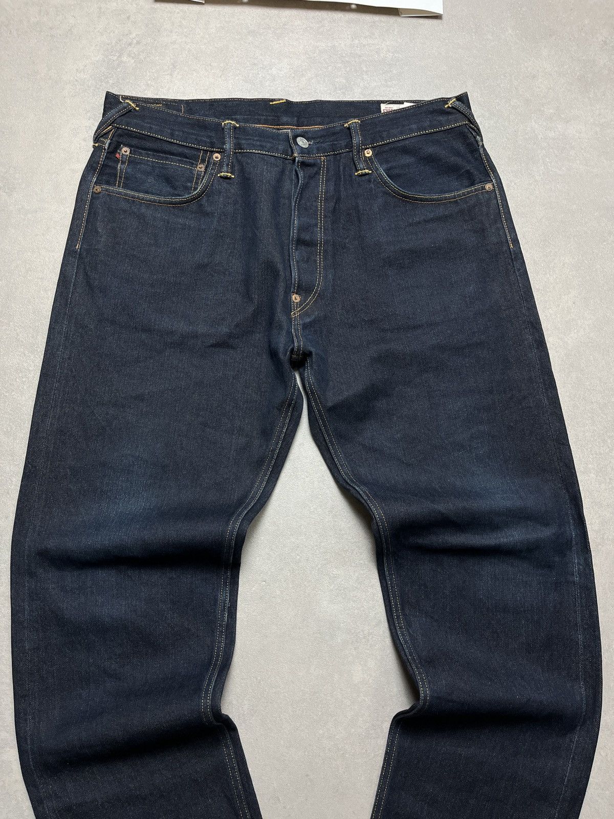 Evisu Evisu Daicock Script Logo Selvedge Denim Jeans Size US 34 / EU 50 - 10 Thumbnail