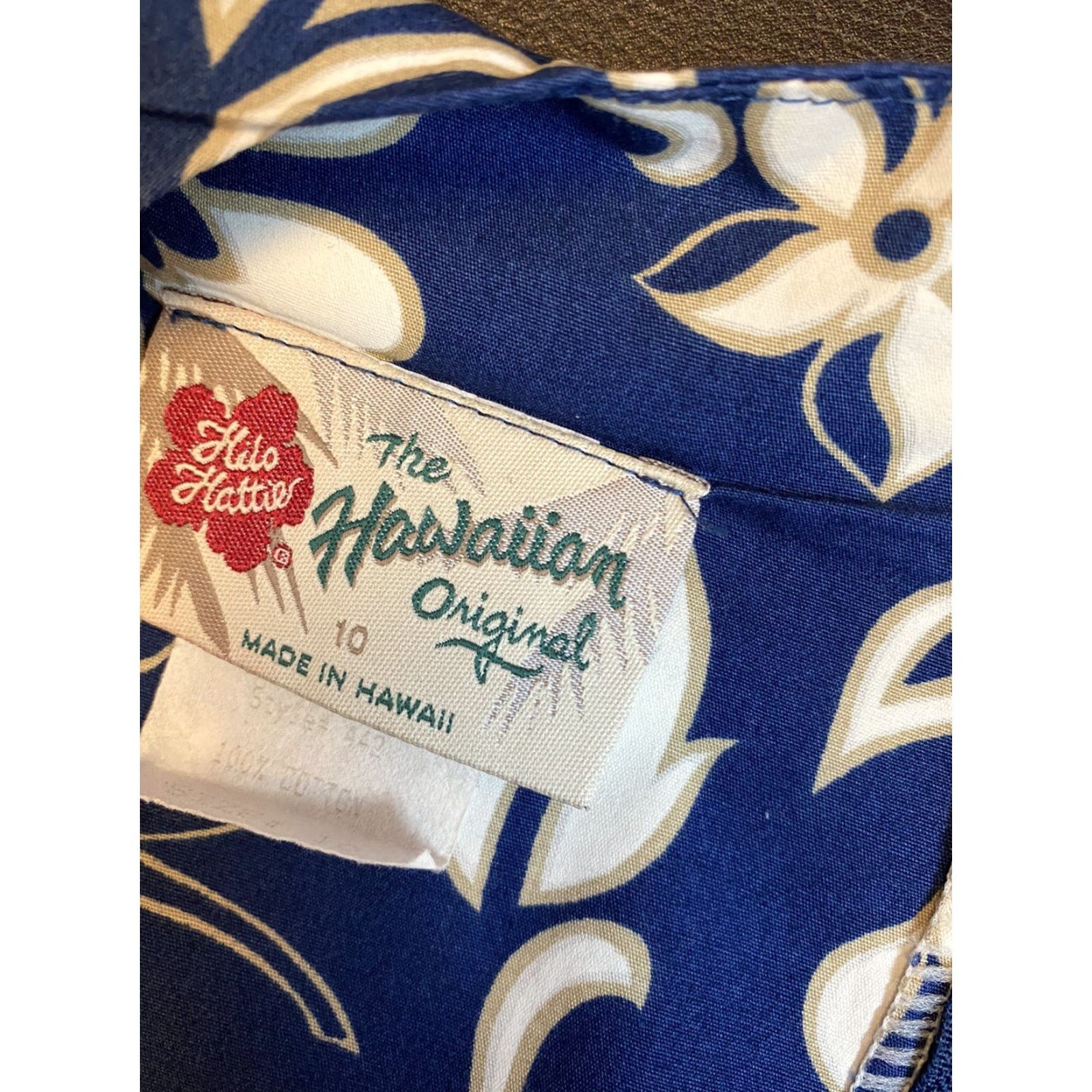 Hilo Hattie VINTAGE Hilo Hattie Hawaiian Aloha Sundress Blue Floral Size 10 Womens Size XXS / US 00 / IT 34 - 6 Thumbnail