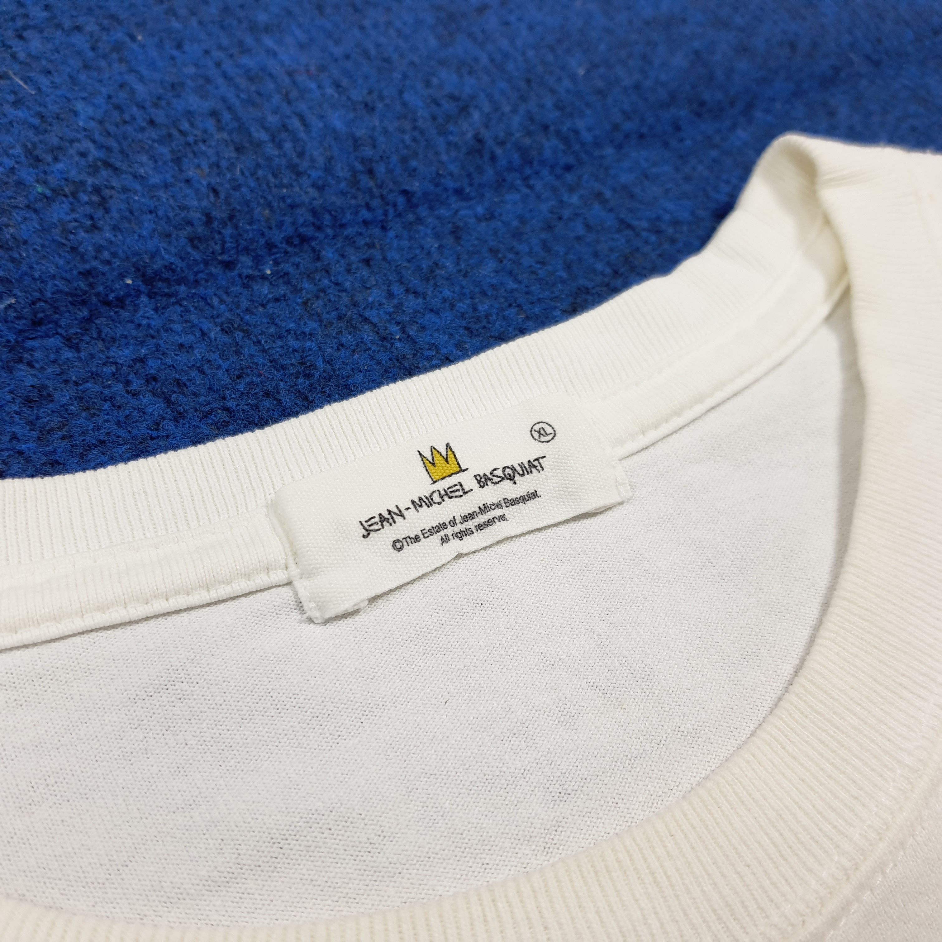 Jean-Michel Basquiat Vintage Jean Michel Basquiat Streetwear Tshirt C301N9 Size US L / EU 52-54 / 3 - 5 Thumbnail