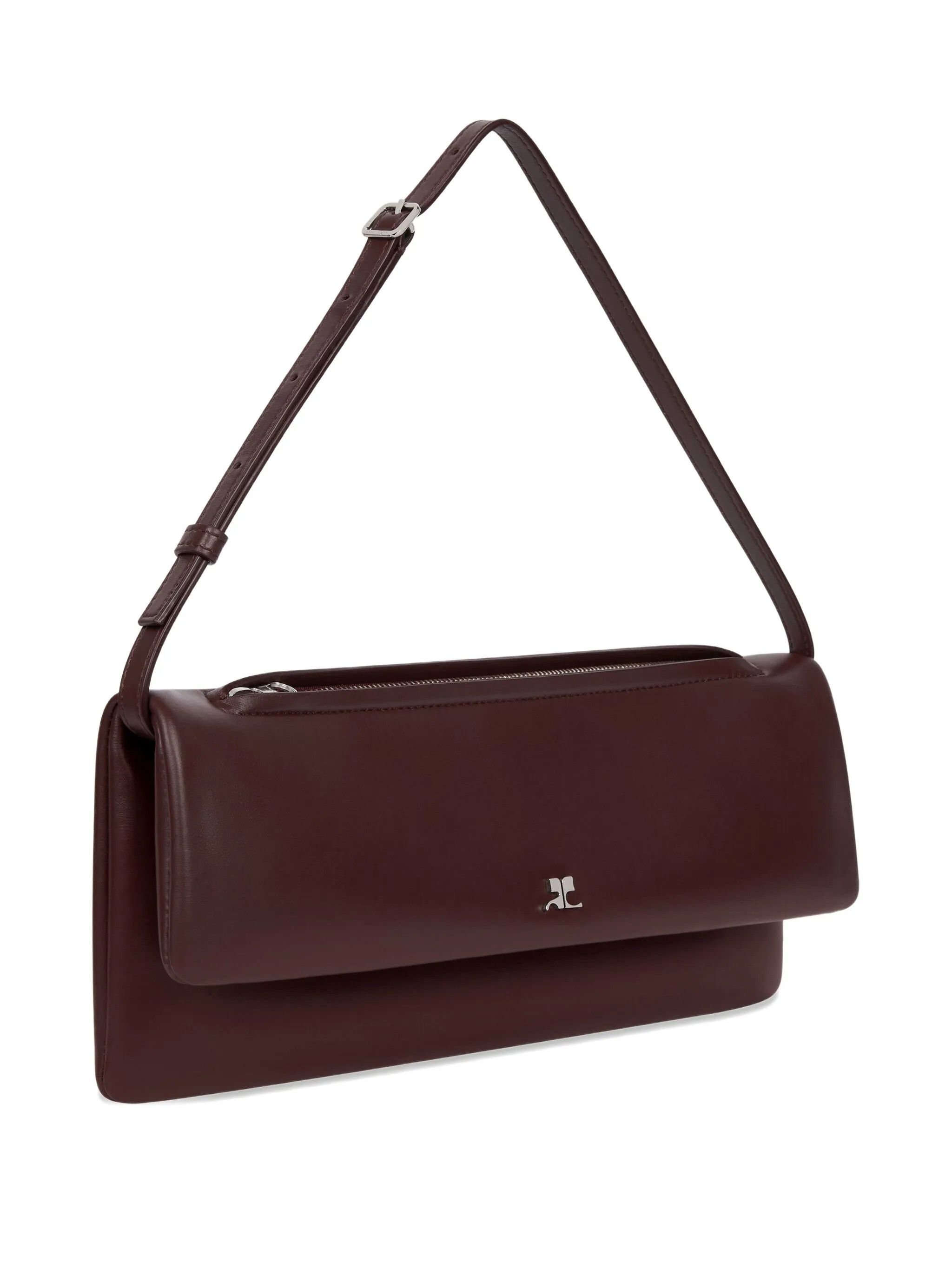 Courreges os11x0326 Size: OS / Flap Clutch Bag in Brown Size ONE SIZE - 3 Thumbnail
