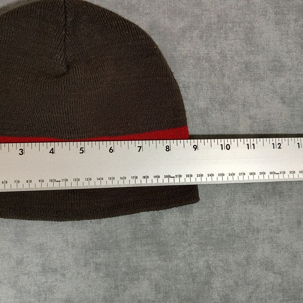 Helix Helix Y2K stripe streetwear skater skull cap beanie mens OS Size ONE SIZE - 4 Thumbnail
