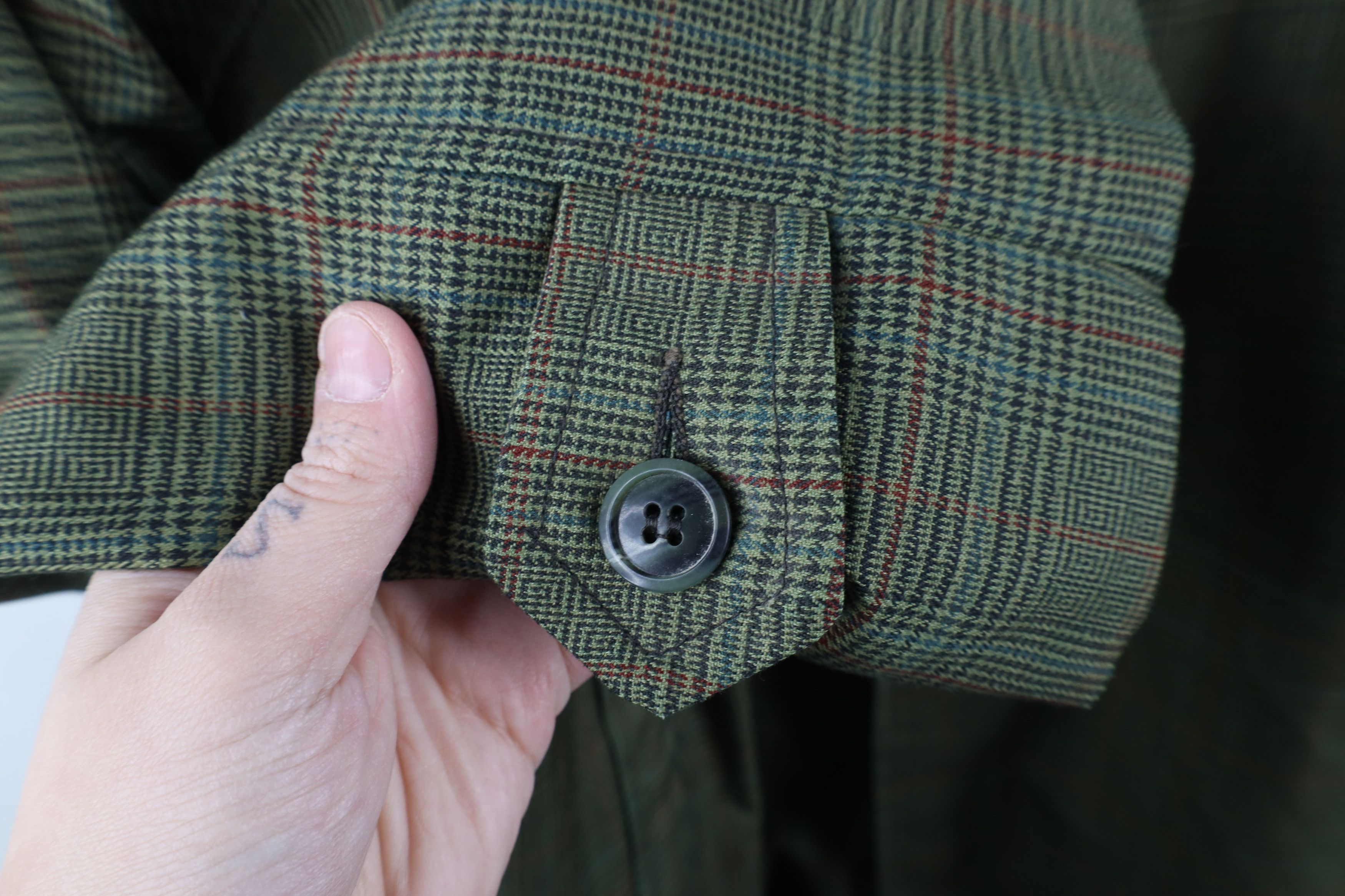 Vintage Vintage 60s 70s Streetwear Button Trench Coat Jacket USA Size US XXL / EU 58 / 5 - 7 Thumbnail