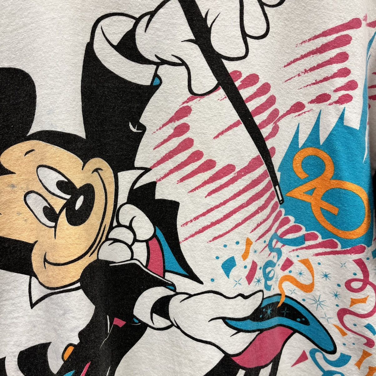 Disney Disney Wear Vintage 90s 25 Years Magician Mickey Mouse Tee Size US L / EU 52-54 / 3 - 2 Thumbnail