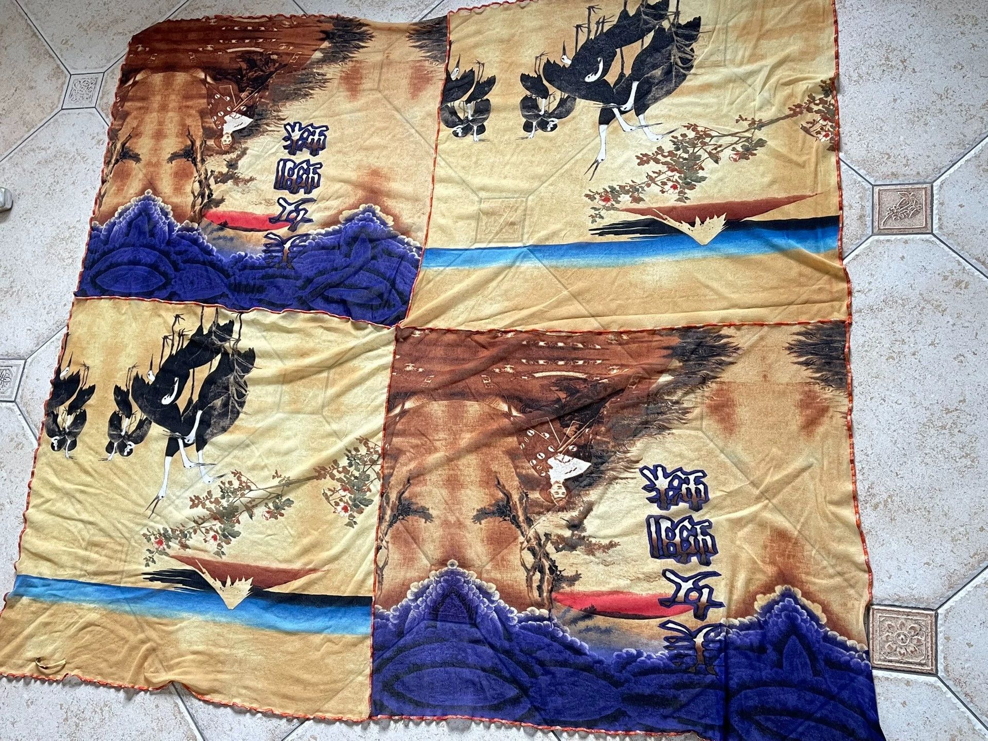 Jean Paul Gaultier JPG Rare Spider Woman Square Scarf 130x150 Multi-Way Size ONE SIZE - 7 Thumbnail