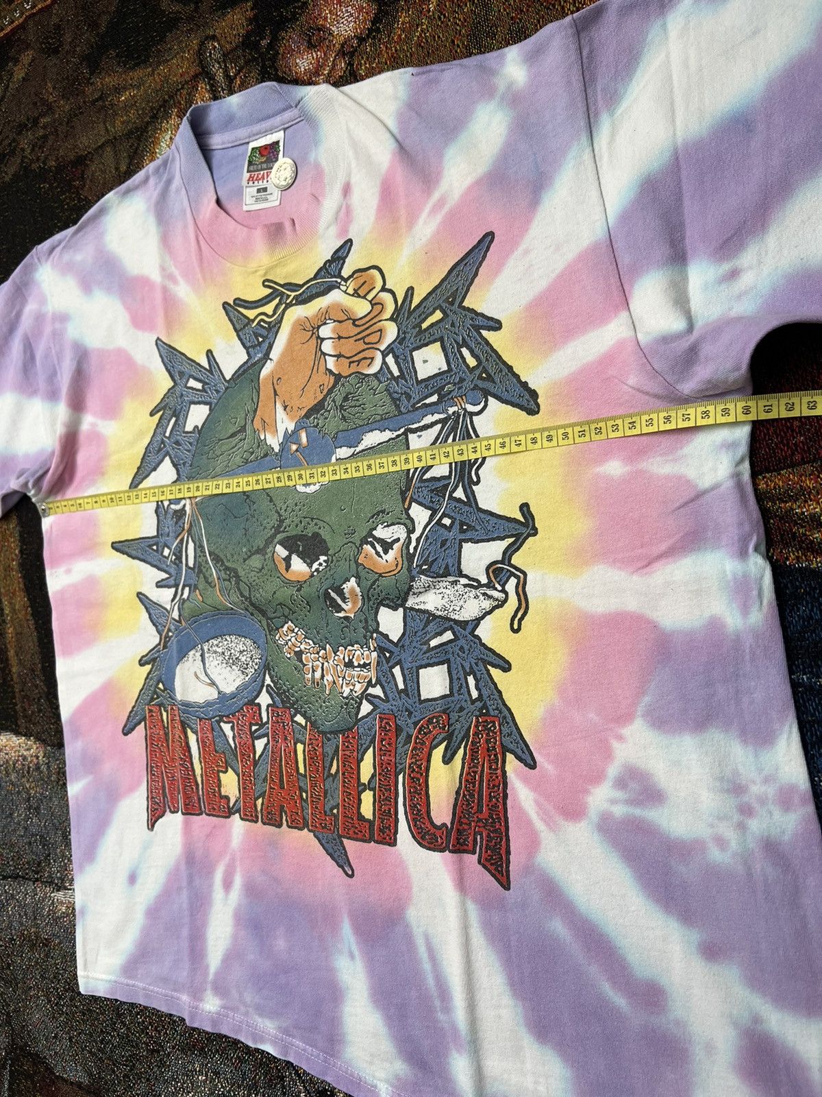 Band Tees Vintage '97 Metallica Philly Tie Dye Tee Size US L / EU 52-54 / 3 - 6 Thumbnail